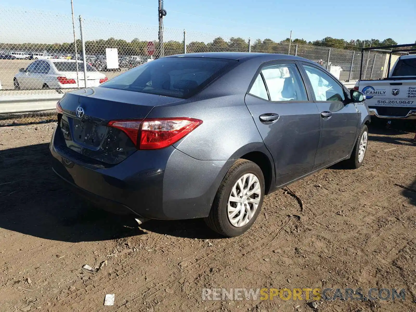 4 Photograph of a damaged car 2T1BURHE7KC215465 TOYOTA COROLLA 2019