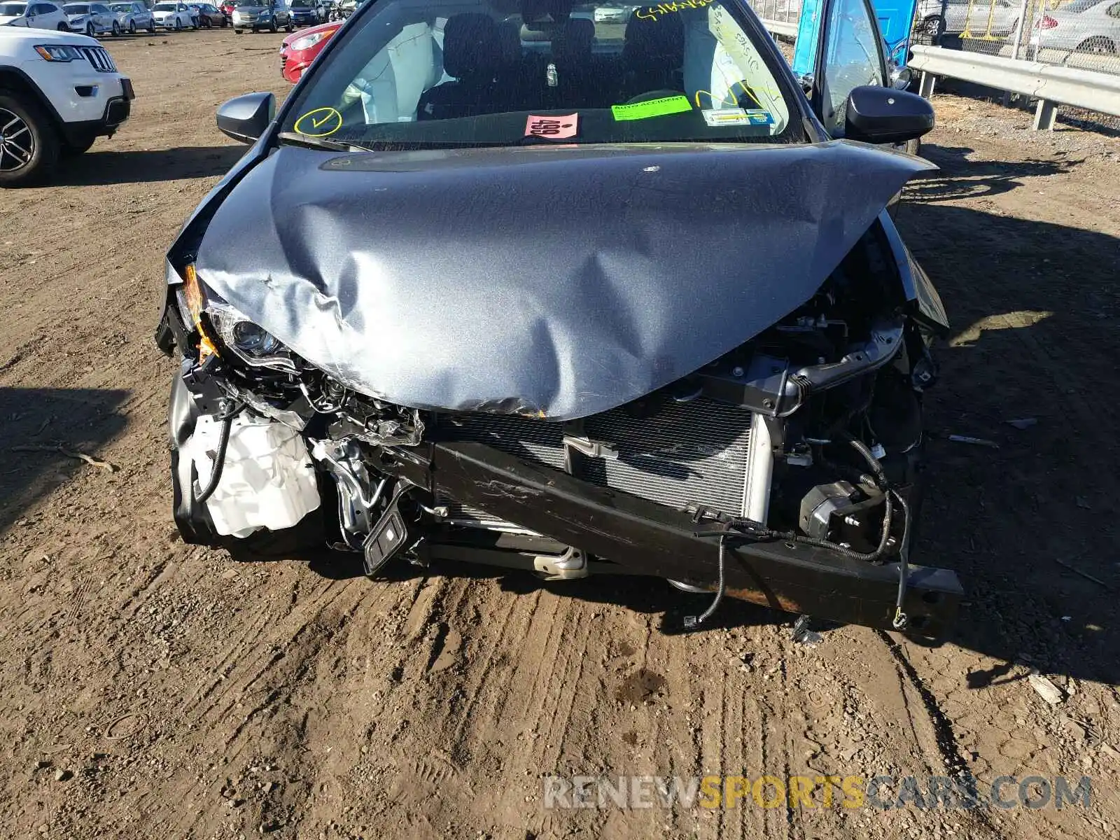 7 Photograph of a damaged car 2T1BURHE7KC215465 TOYOTA COROLLA 2019