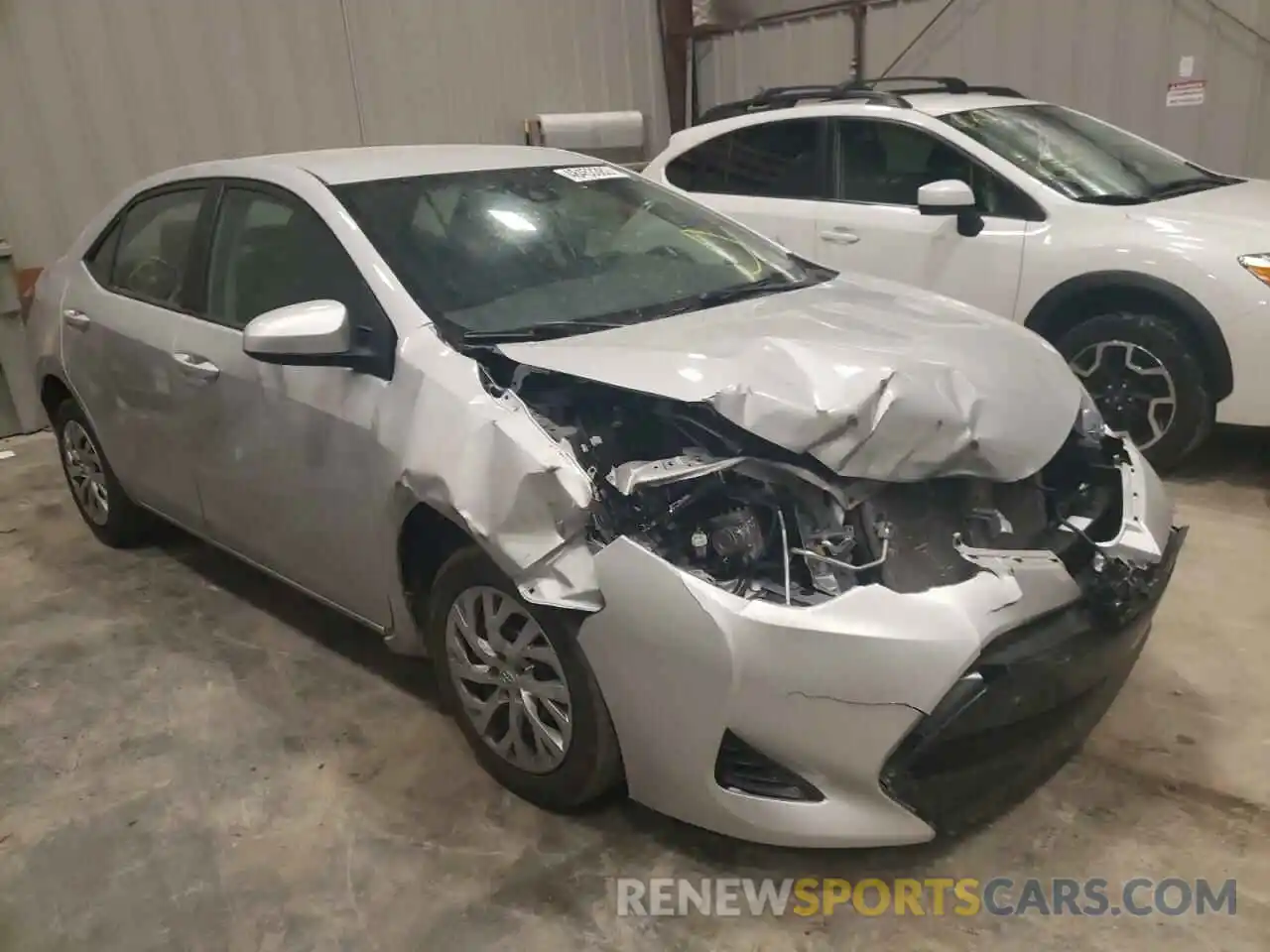 1 Photograph of a damaged car 2T1BURHE7KC215899 TOYOTA COROLLA 2019