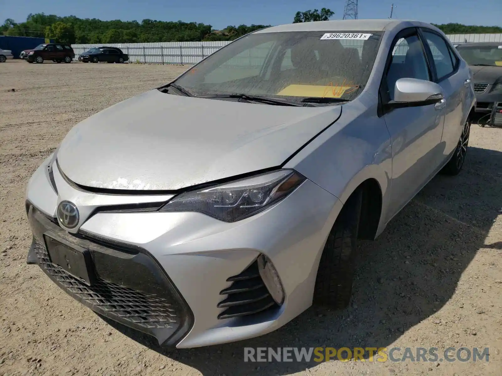 2 Photograph of a damaged car 2T1BURHE7KC215966 TOYOTA COROLLA 2019