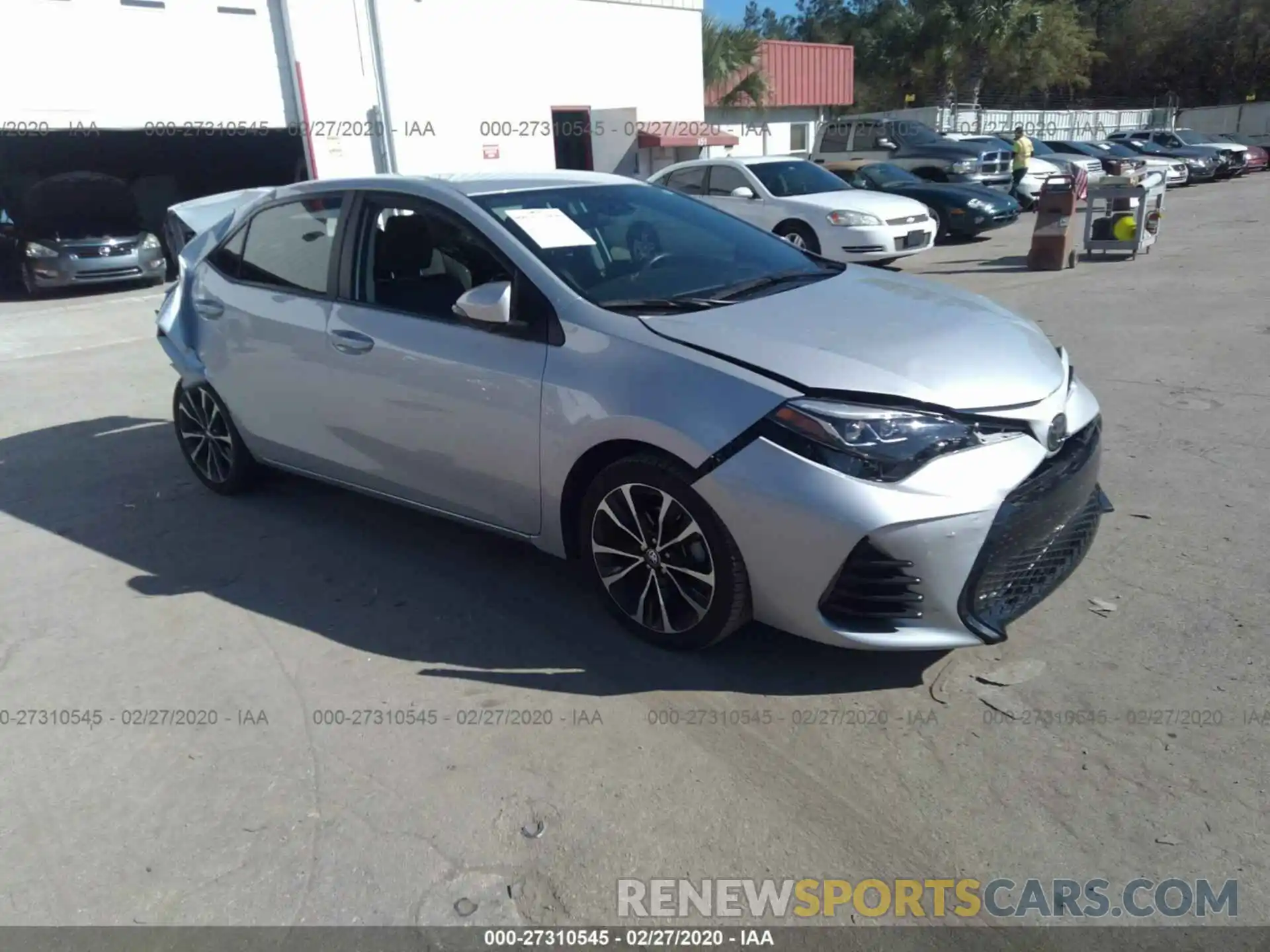 1 Photograph of a damaged car 2T1BURHE7KC216096 TOYOTA COROLLA 2019