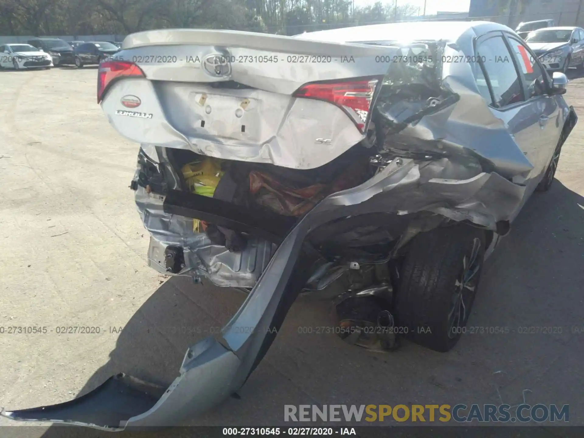 6 Photograph of a damaged car 2T1BURHE7KC216096 TOYOTA COROLLA 2019