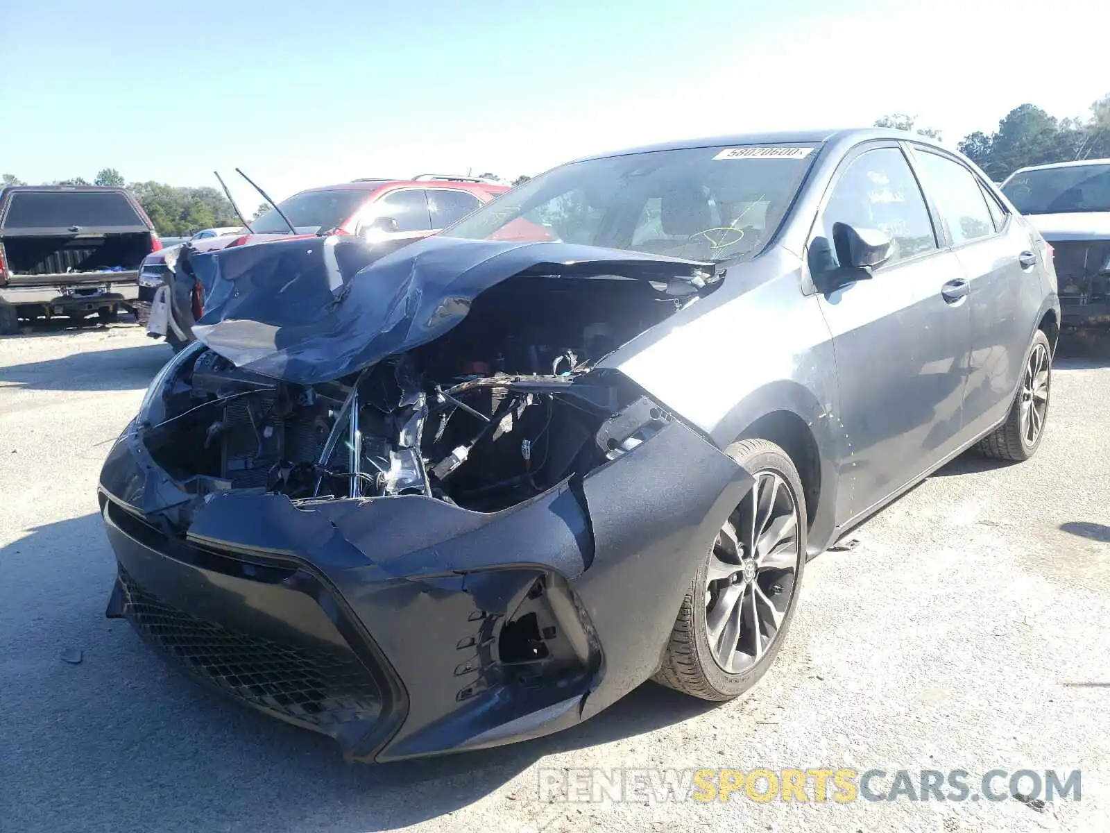 2 Photograph of a damaged car 2T1BURHE7KC216230 TOYOTA COROLLA 2019