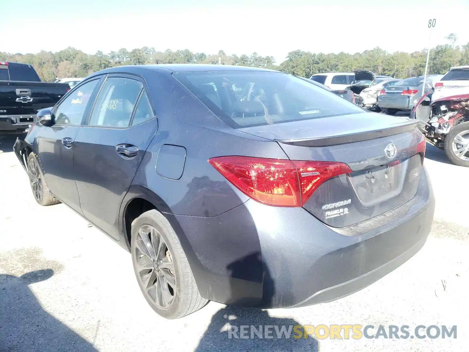 3 Photograph of a damaged car 2T1BURHE7KC216230 TOYOTA COROLLA 2019