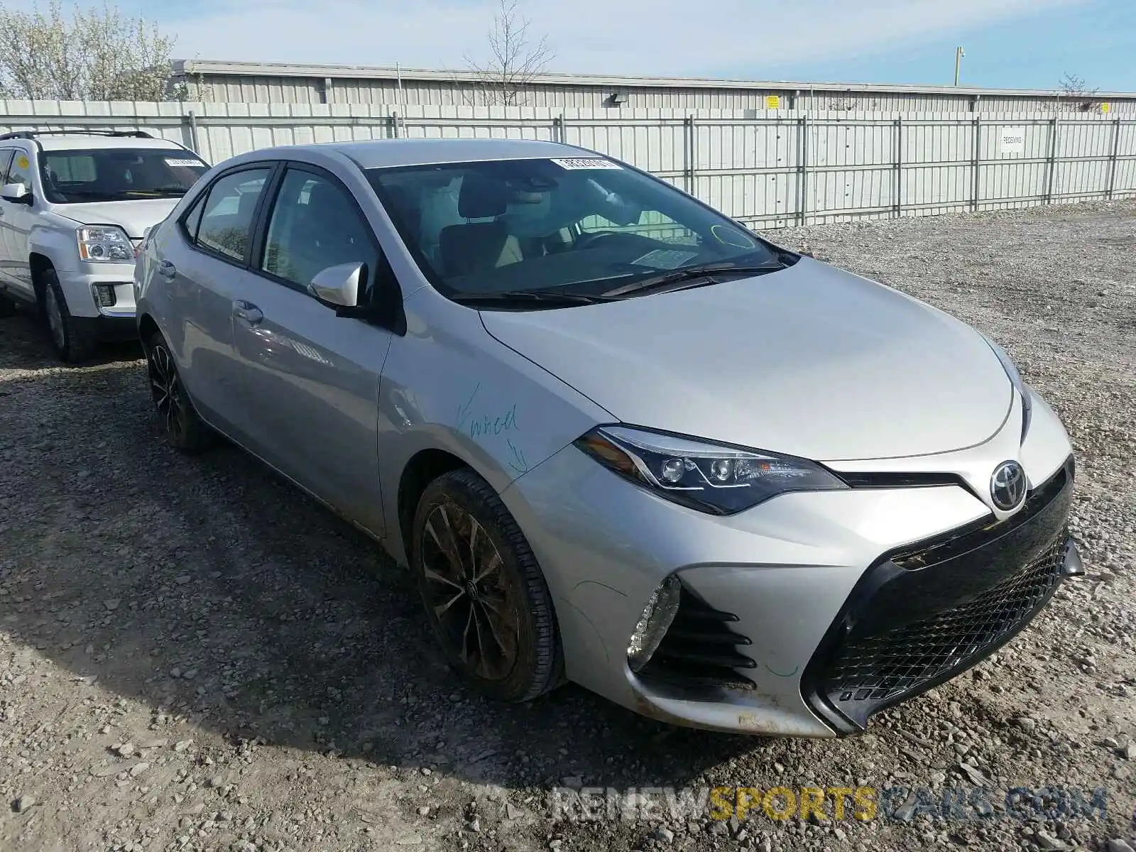 1 Photograph of a damaged car 2T1BURHE7KC217121 TOYOTA COROLLA 2019