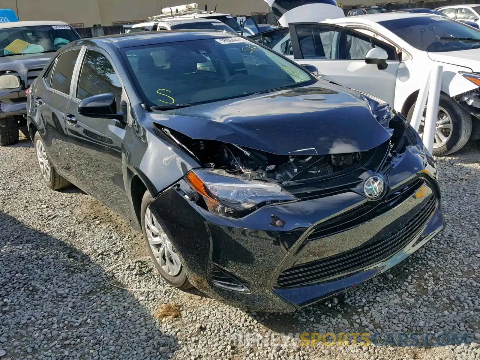 1 Photograph of a damaged car 2T1BURHE7KC217216 TOYOTA COROLLA 2019