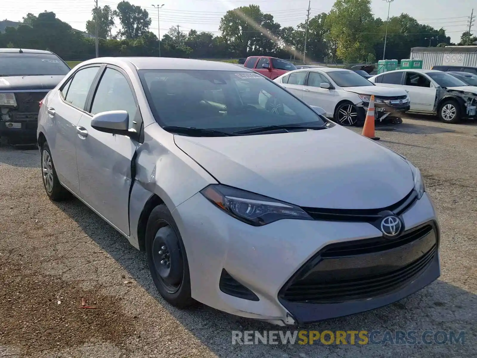 1 Photograph of a damaged car 2T1BURHE7KC217409 TOYOTA COROLLA 2019