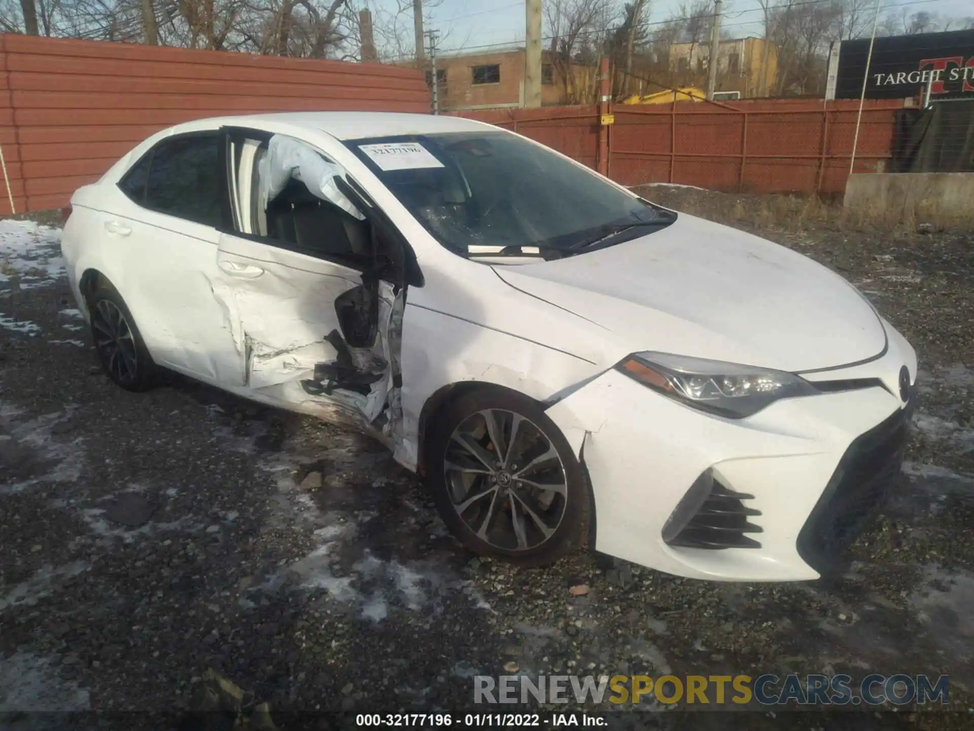 1 Photograph of a damaged car 2T1BURHE7KC217782 TOYOTA COROLLA 2019