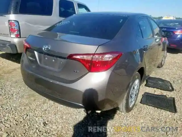 4 Photograph of a damaged car 2T1BURHE7KC217877 TOYOTA COROLLA 2019