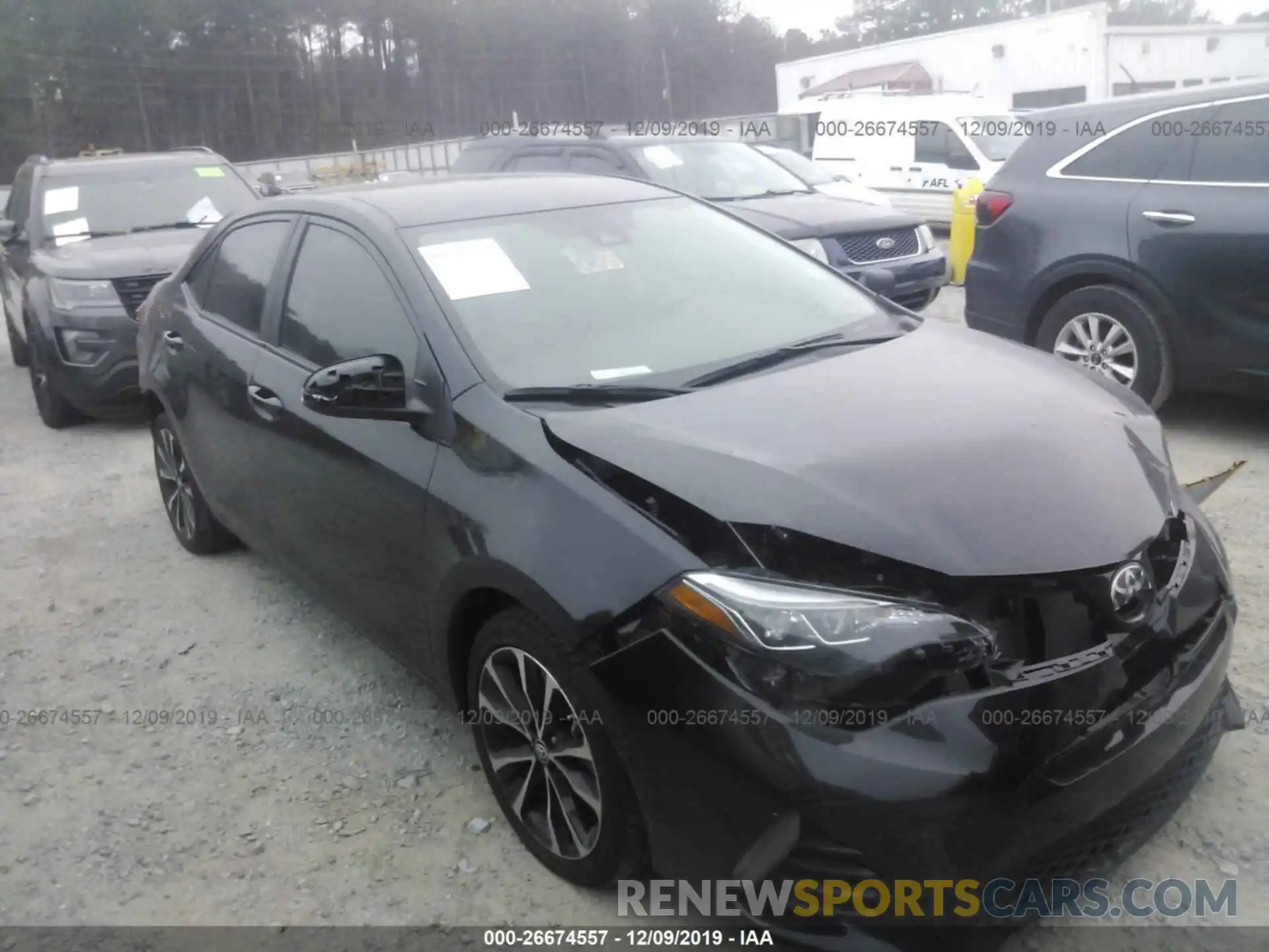 1 Photograph of a damaged car 2T1BURHE7KC218589 TOYOTA COROLLA 2019