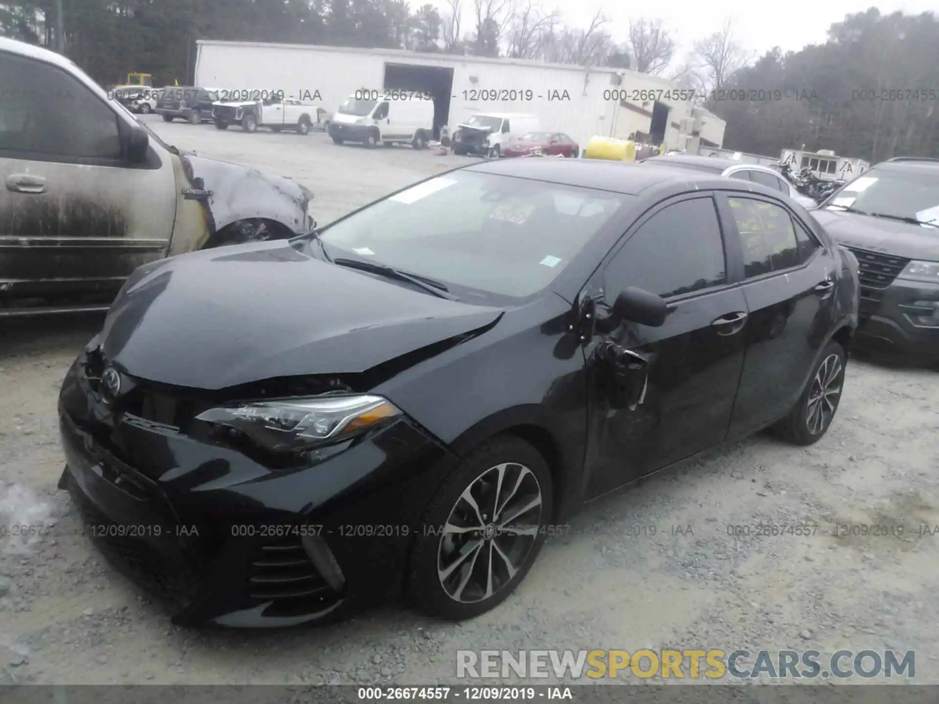 2 Photograph of a damaged car 2T1BURHE7KC218589 TOYOTA COROLLA 2019