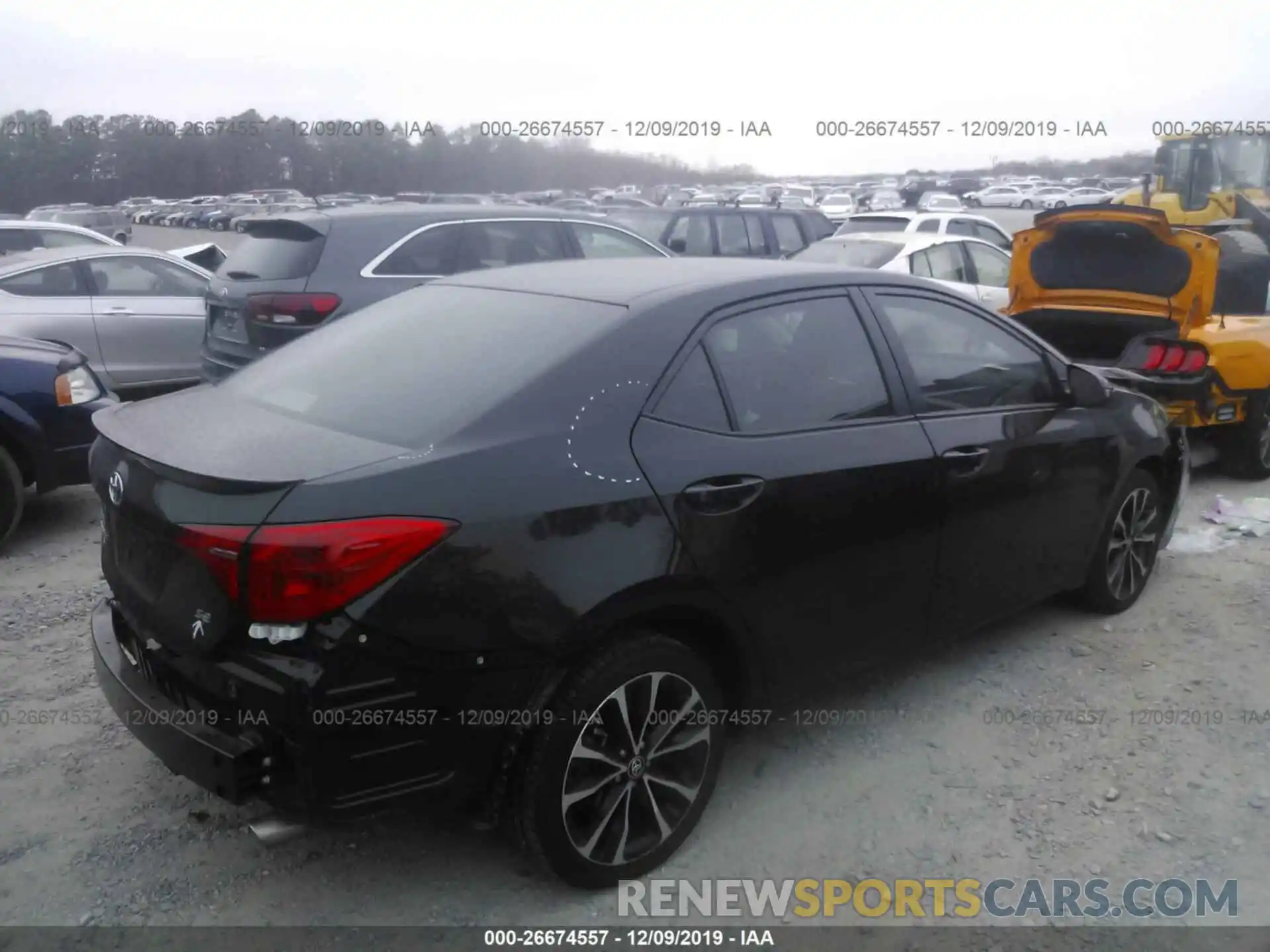 4 Photograph of a damaged car 2T1BURHE7KC218589 TOYOTA COROLLA 2019