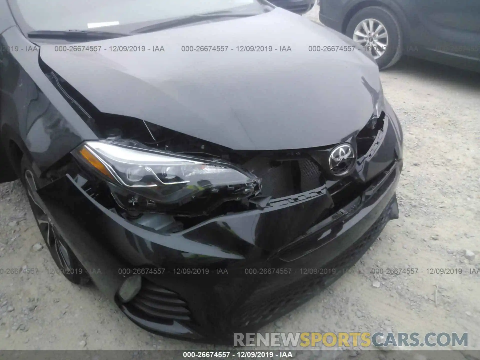 6 Photograph of a damaged car 2T1BURHE7KC218589 TOYOTA COROLLA 2019