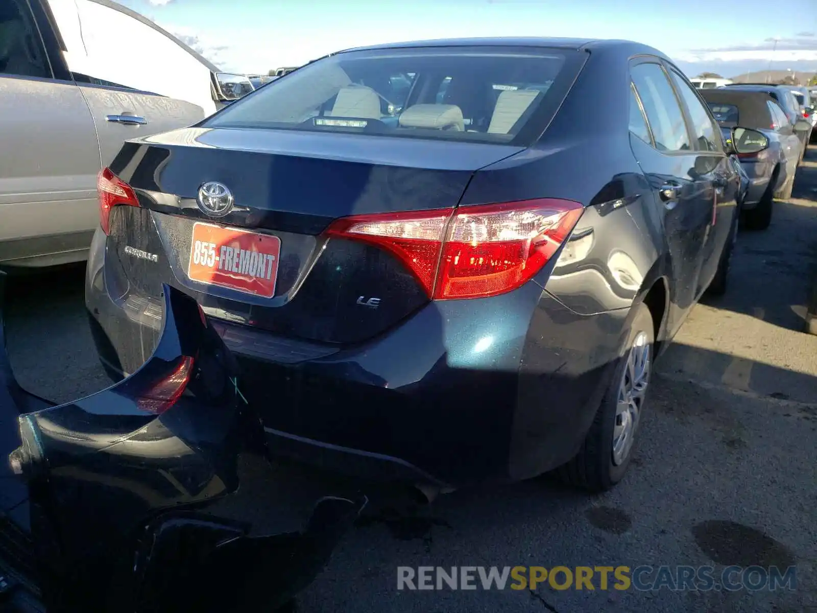 4 Photograph of a damaged car 2T1BURHE7KC218639 TOYOTA COROLLA 2019