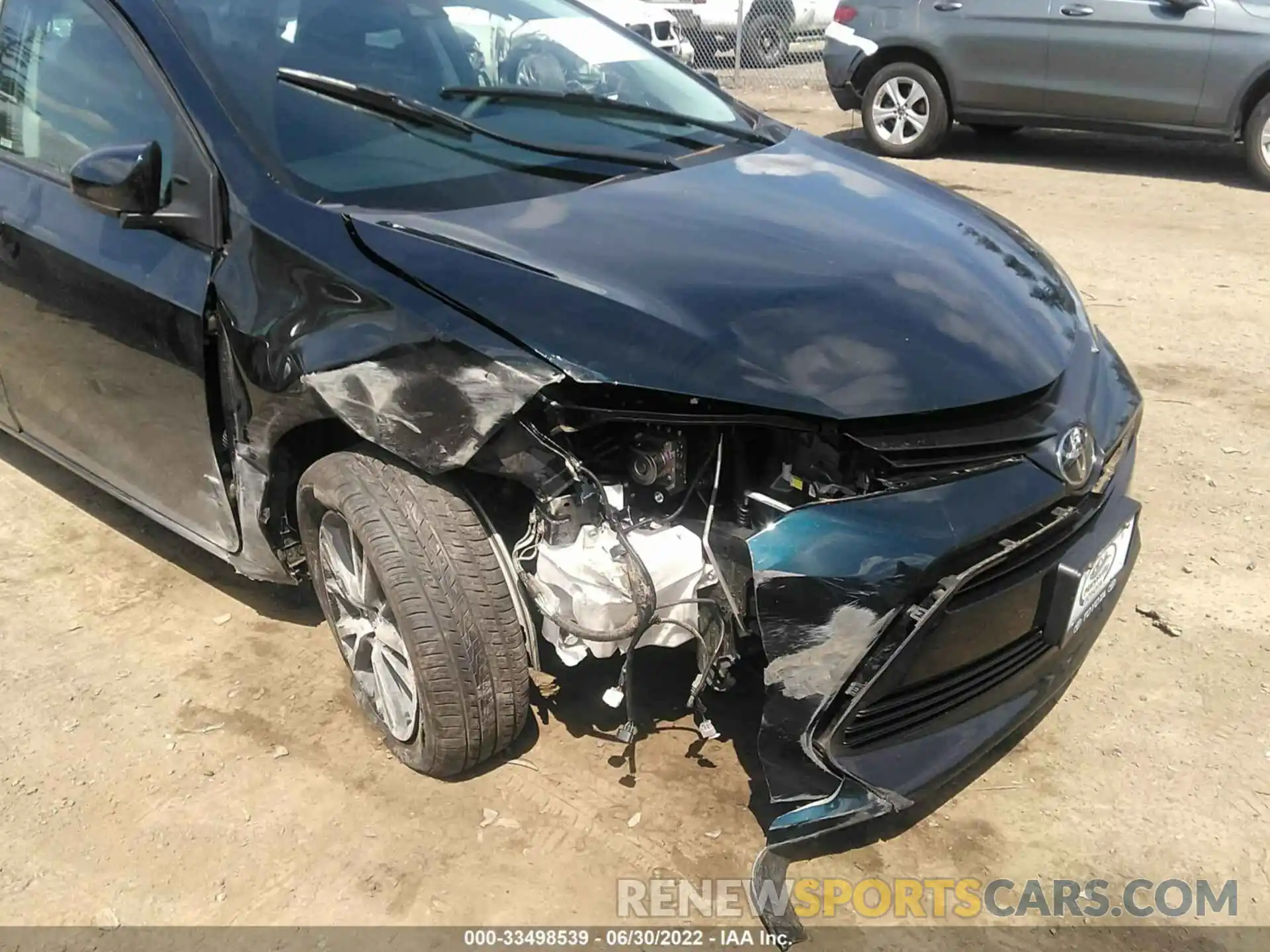 6 Photograph of a damaged car 2T1BURHE7KC218740 TOYOTA COROLLA 2019