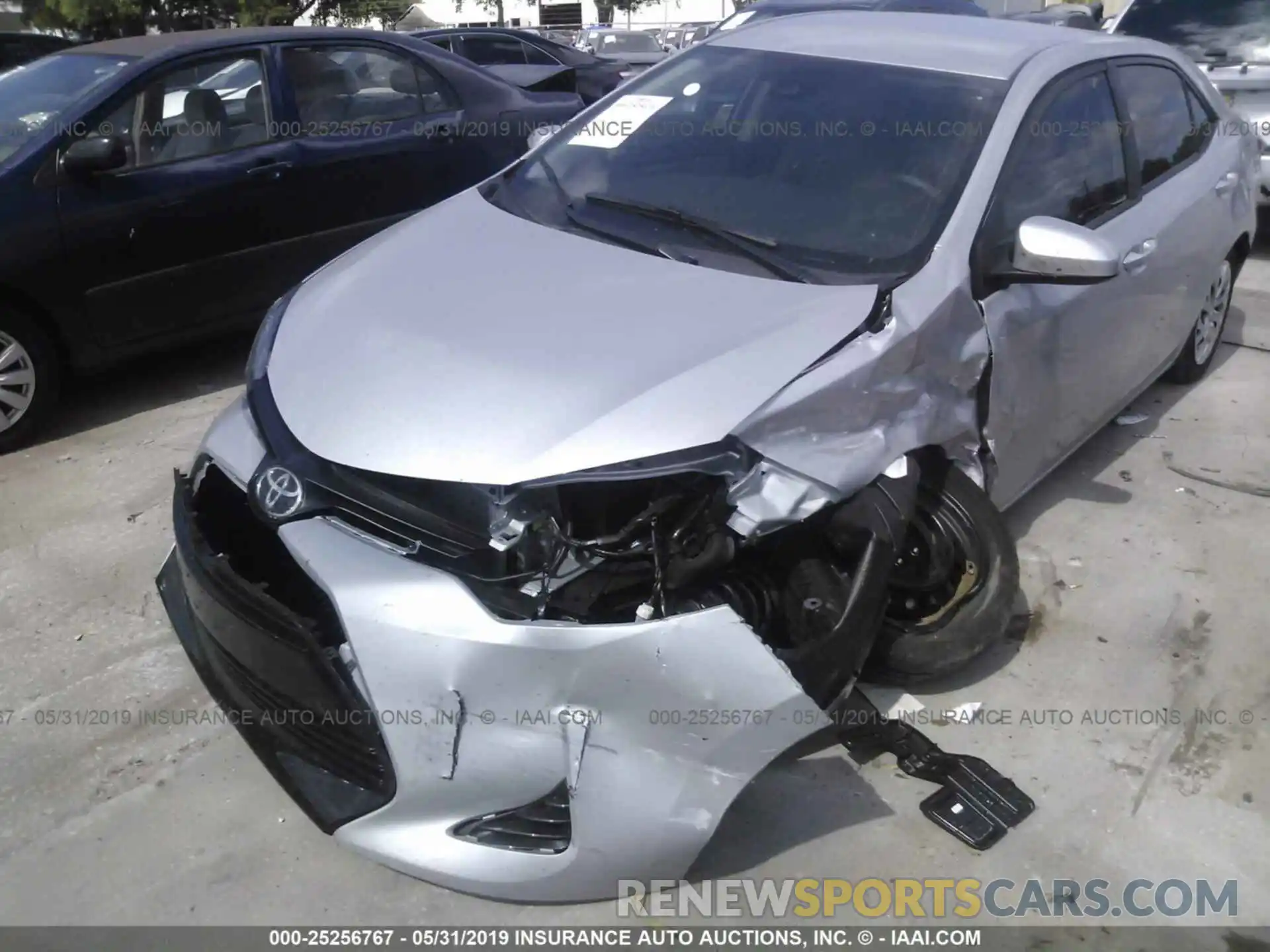 6 Photograph of a damaged car 2T1BURHE7KC219743 TOYOTA COROLLA 2019