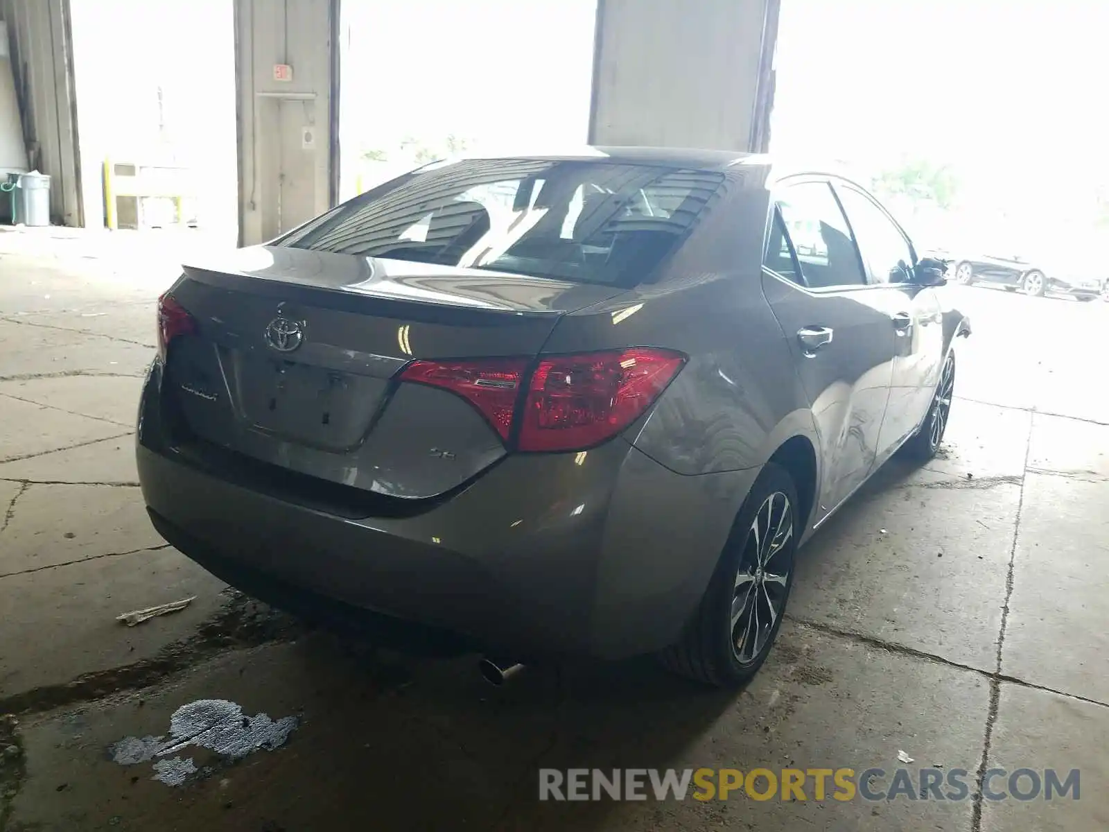 4 Photograph of a damaged car 2T1BURHE7KC219970 TOYOTA COROLLA 2019