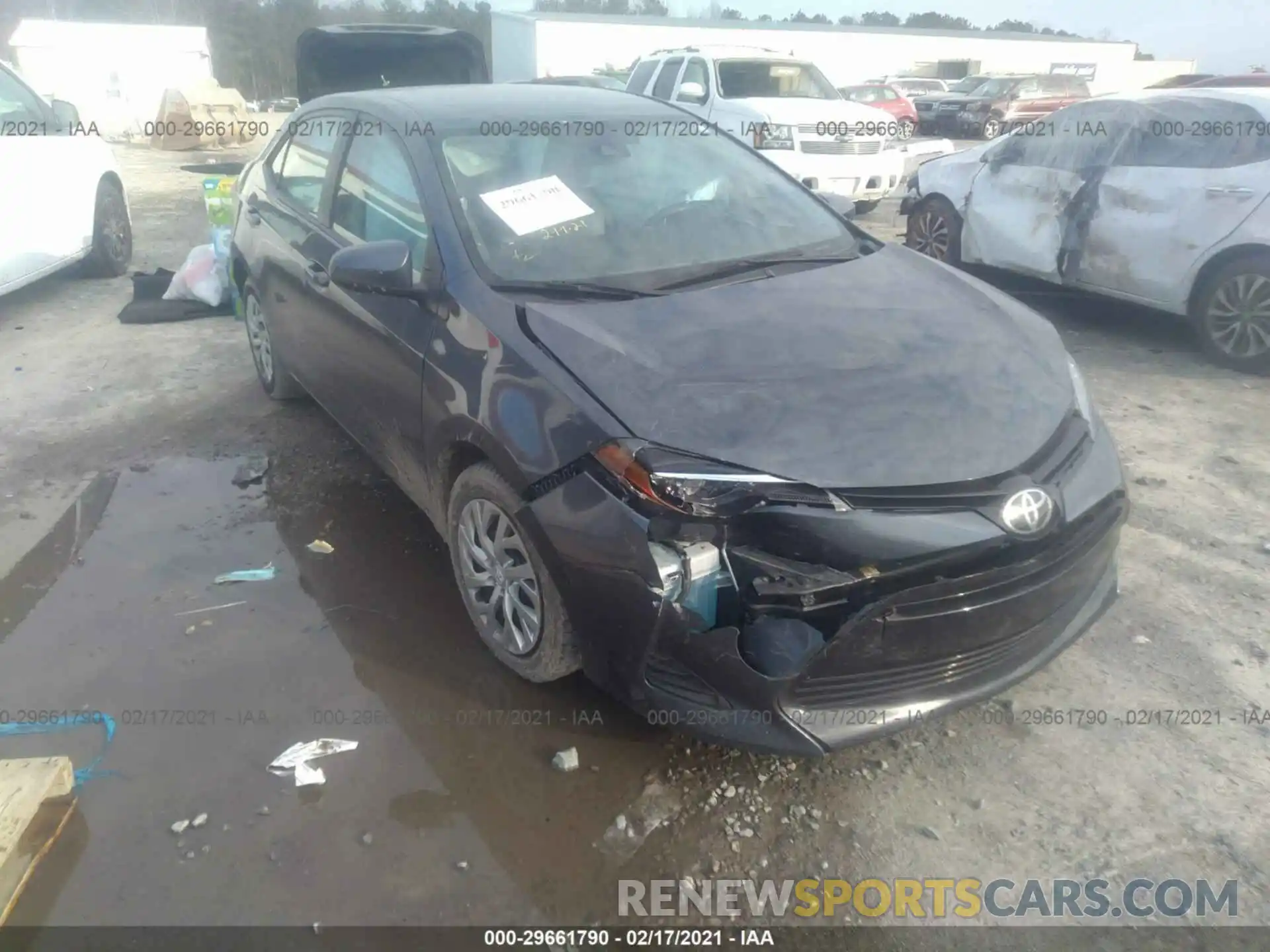 6 Photograph of a damaged car 2T1BURHE7KC220603 TOYOTA COROLLA 2019