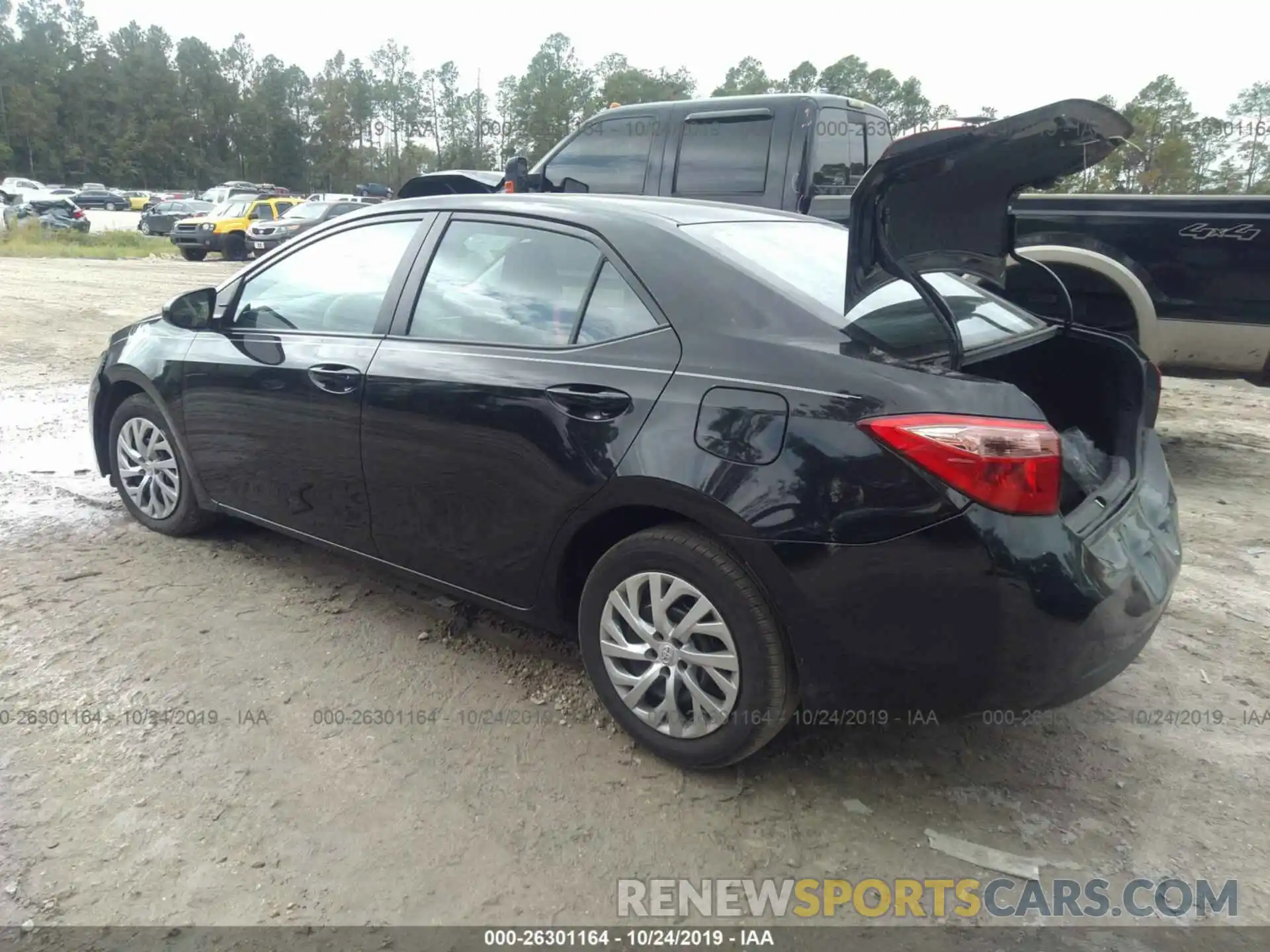 3 Photograph of a damaged car 2T1BURHE7KC221475 TOYOTA COROLLA 2019