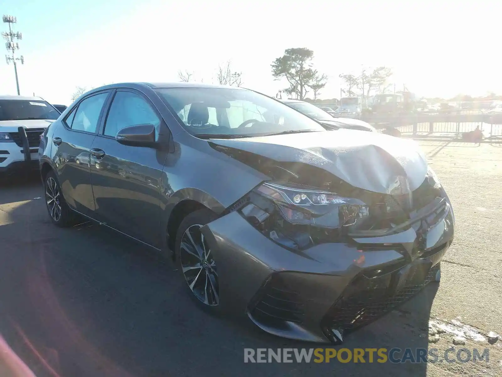 1 Photograph of a damaged car 2T1BURHE7KC221850 TOYOTA COROLLA 2019