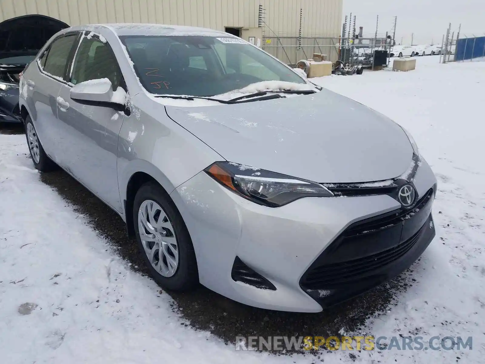 1 Photograph of a damaged car 2T1BURHE7KC222707 TOYOTA COROLLA 2019