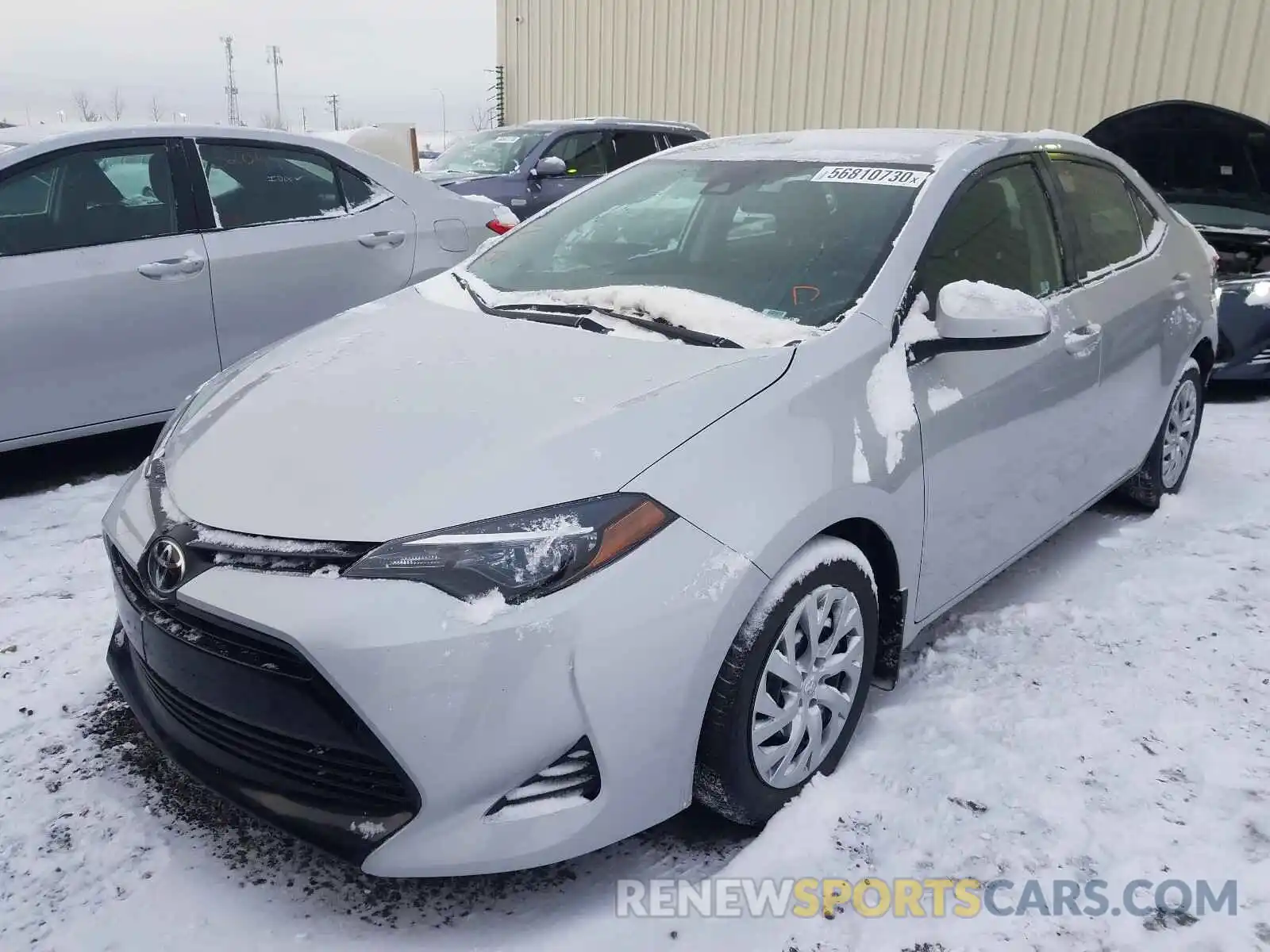 2 Photograph of a damaged car 2T1BURHE7KC222707 TOYOTA COROLLA 2019