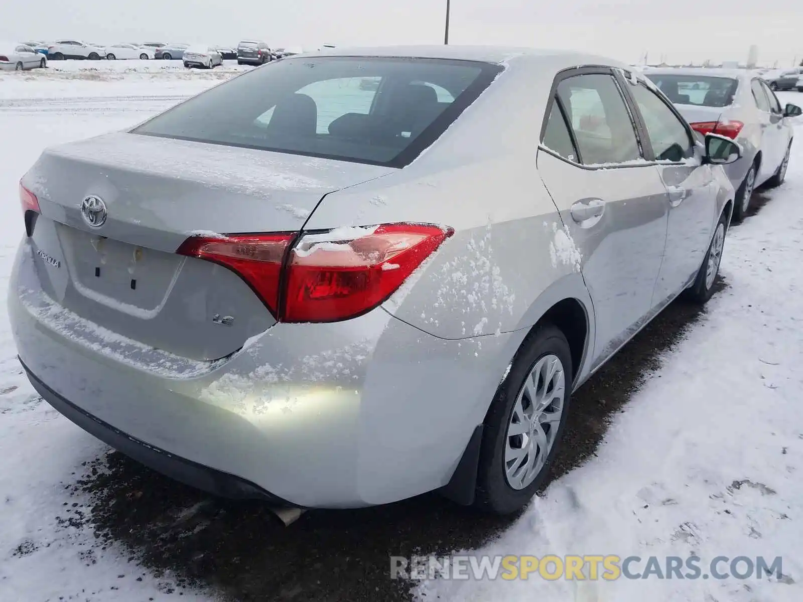 4 Photograph of a damaged car 2T1BURHE7KC222707 TOYOTA COROLLA 2019