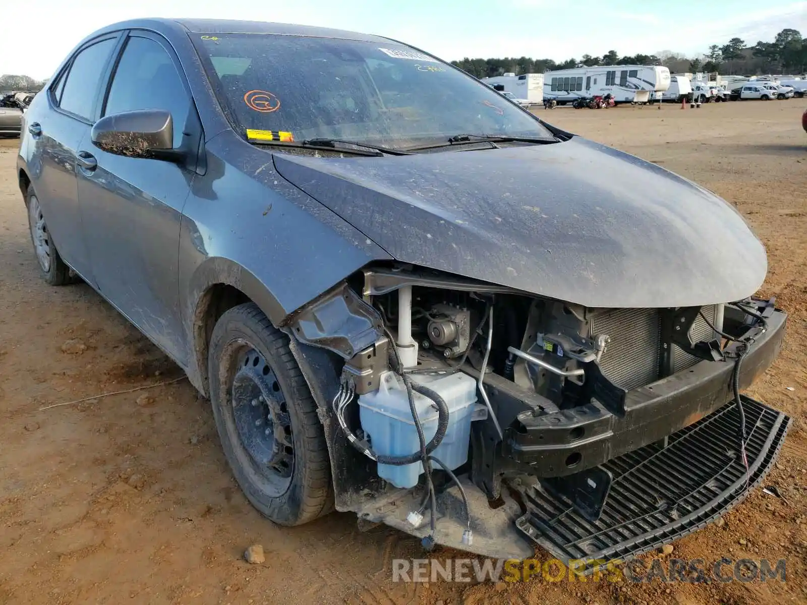 1 Фотография поврежденного автомобиля 2T1BURHE7KC222786 TOYOTA COROLLA 2019