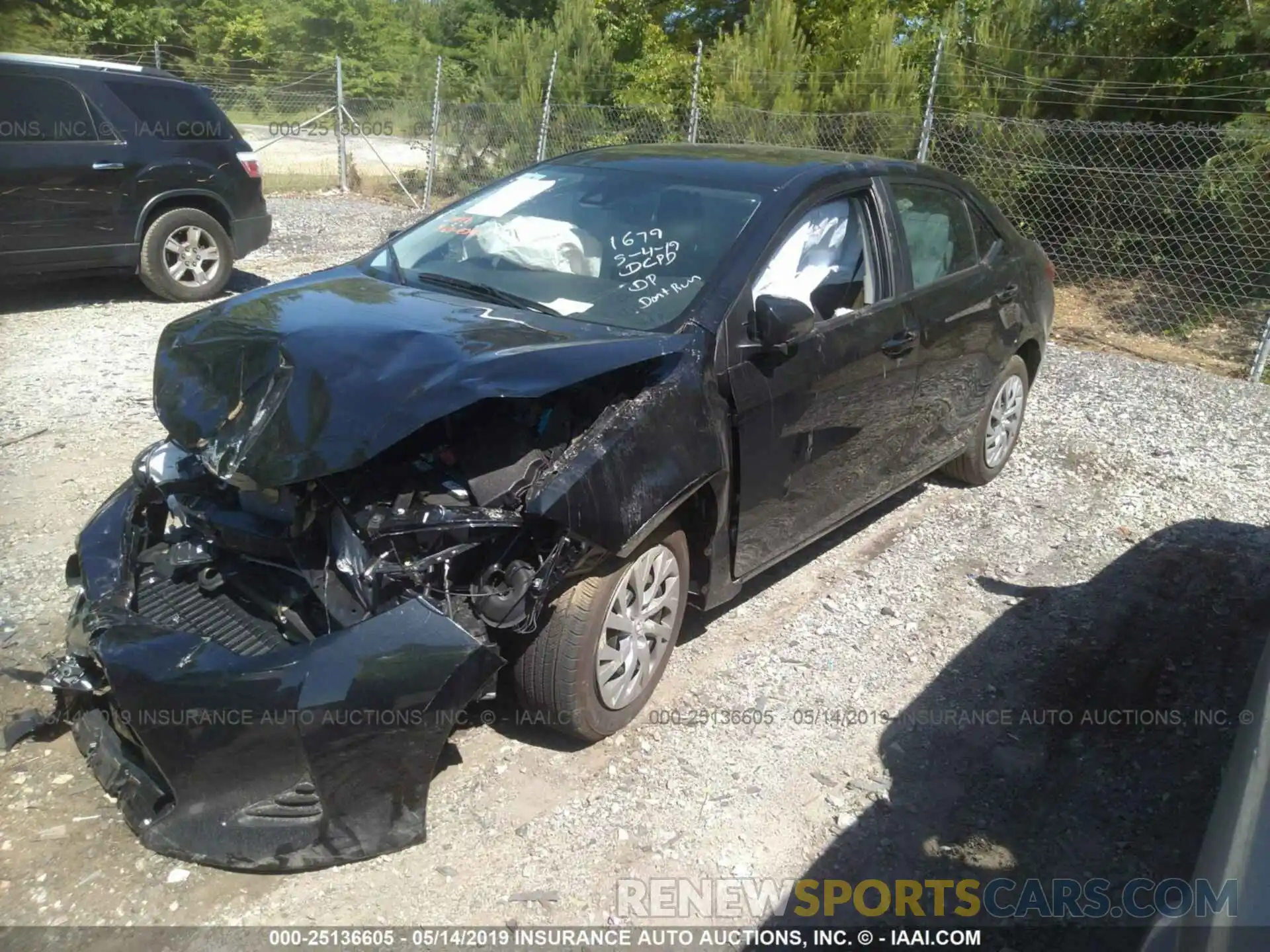 2 Photograph of a damaged car 2T1BURHE7KC222982 TOYOTA COROLLA 2019