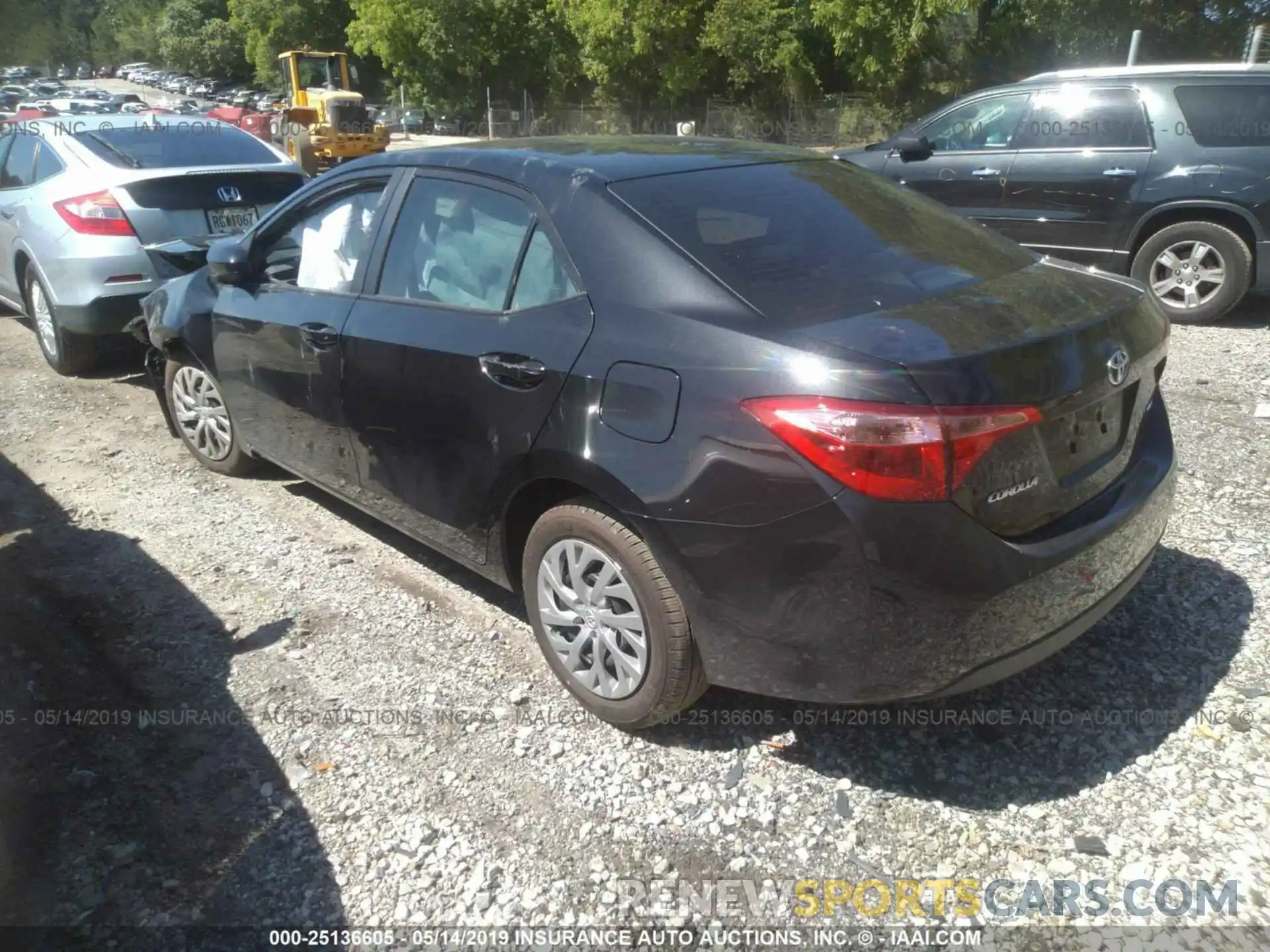 3 Photograph of a damaged car 2T1BURHE7KC222982 TOYOTA COROLLA 2019