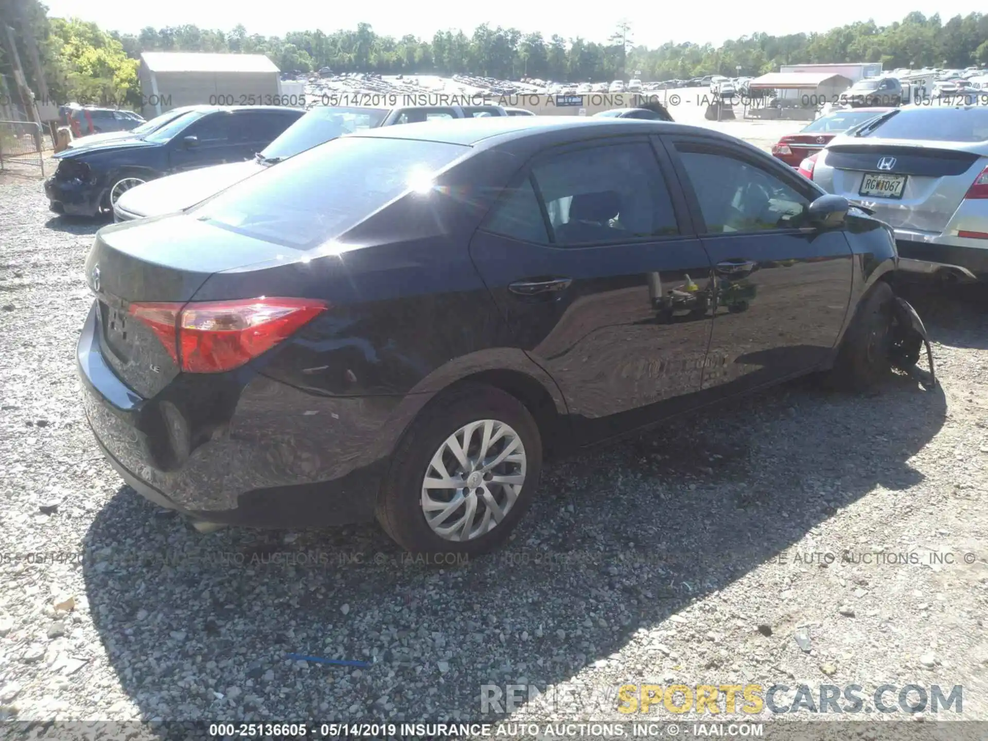 4 Photograph of a damaged car 2T1BURHE7KC222982 TOYOTA COROLLA 2019