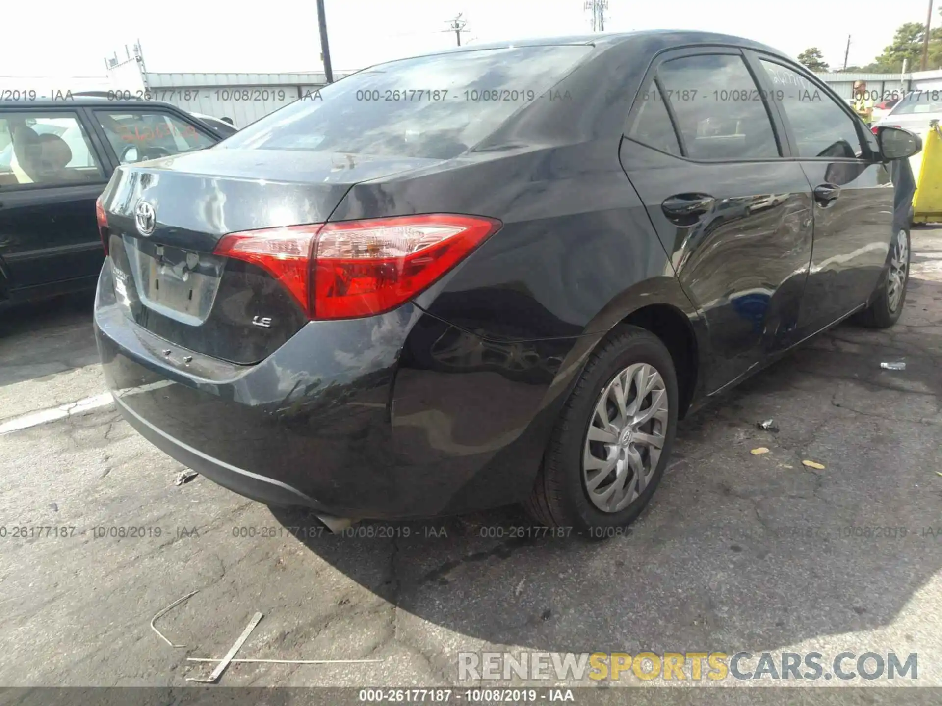 4 Photograph of a damaged car 2T1BURHE7KC222996 TOYOTA COROLLA 2019