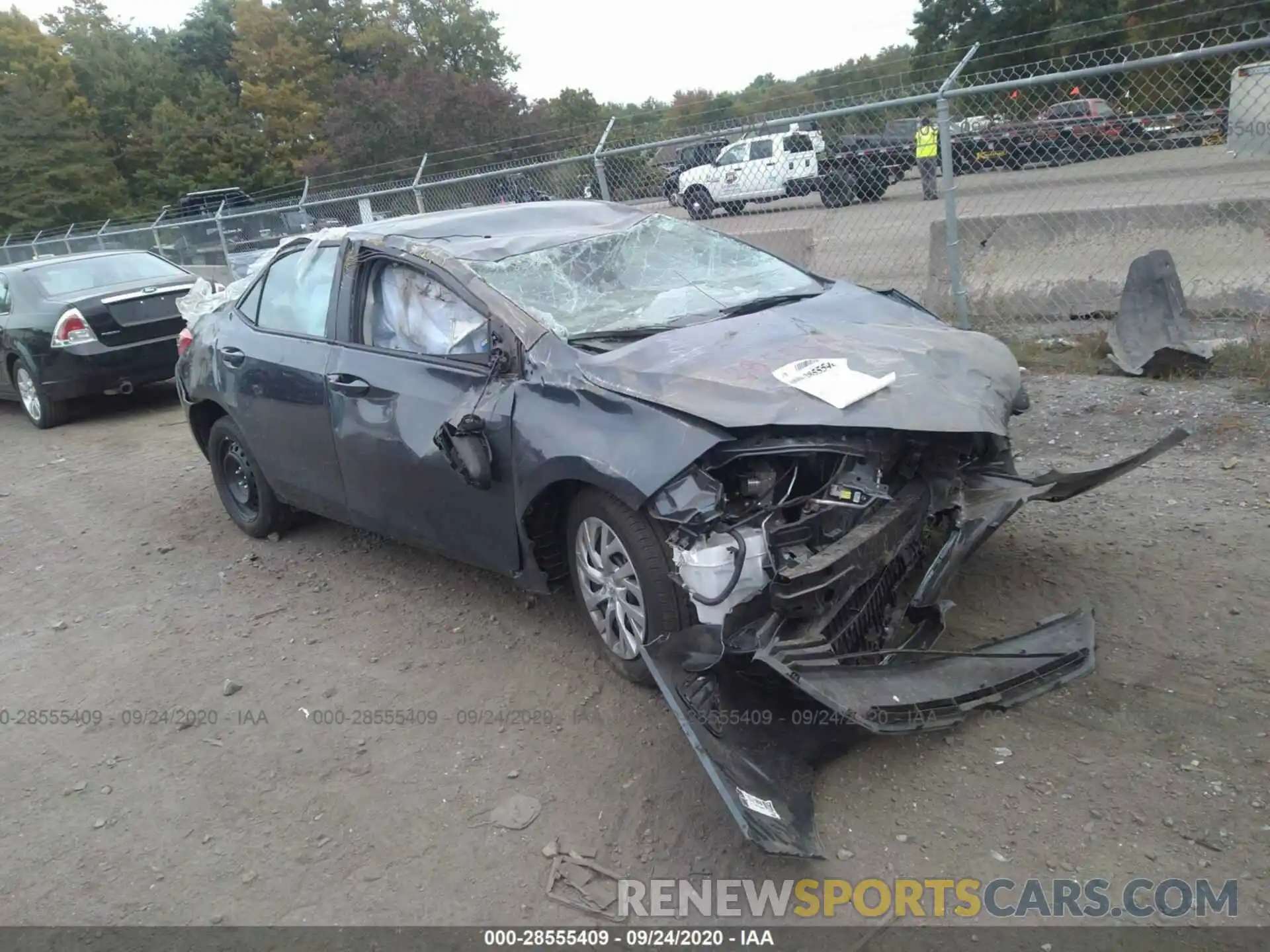 1 Photograph of a damaged car 2T1BURHE7KC223307 TOYOTA COROLLA 2019