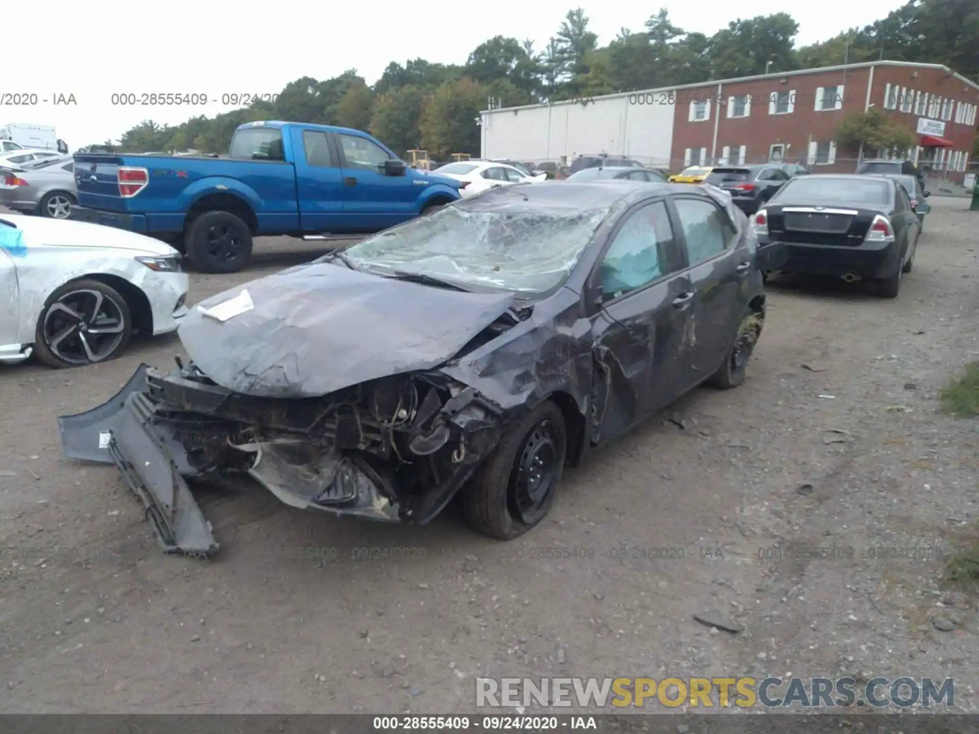 2 Photograph of a damaged car 2T1BURHE7KC223307 TOYOTA COROLLA 2019