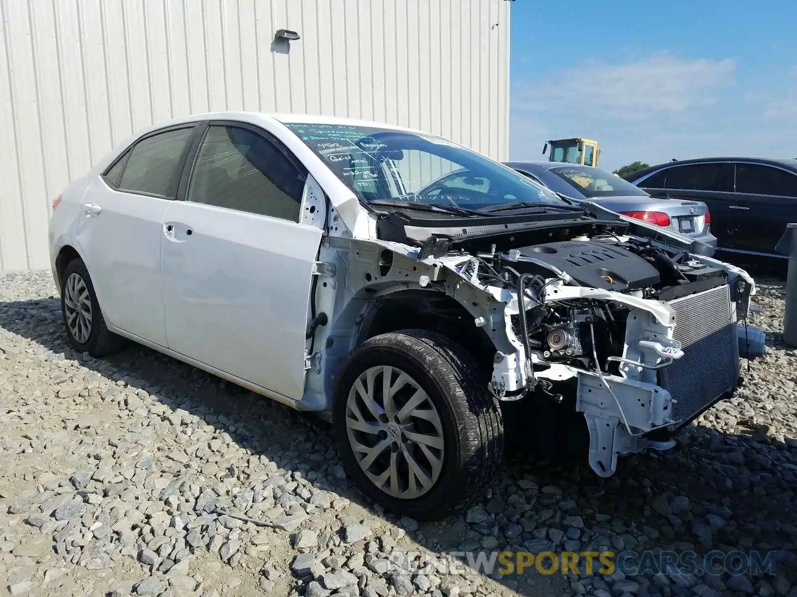 1 Photograph of a damaged car 2T1BURHE7KC223503 TOYOTA COROLLA 2019