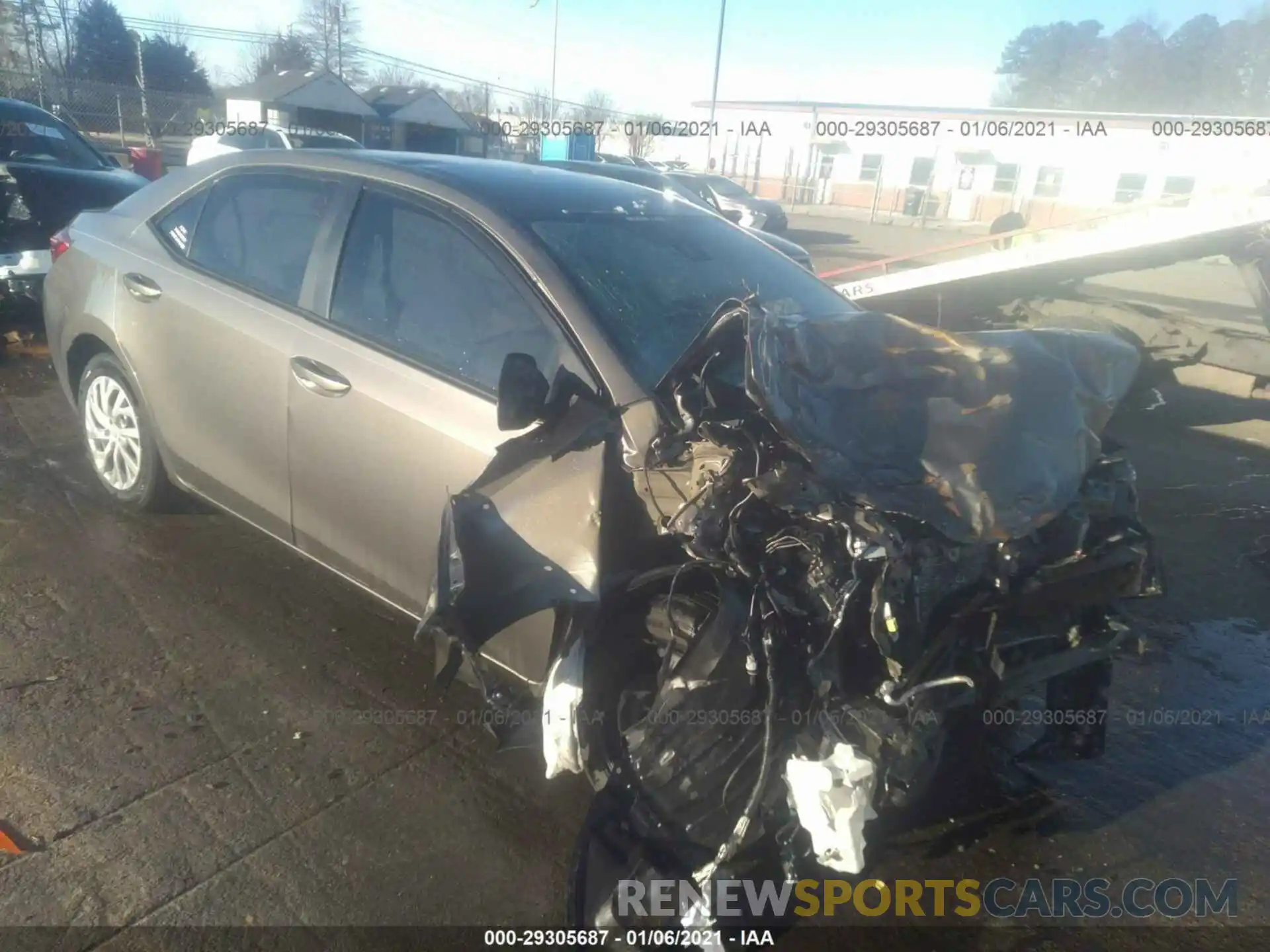 1 Photograph of a damaged car 2T1BURHE7KC223551 TOYOTA COROLLA 2019