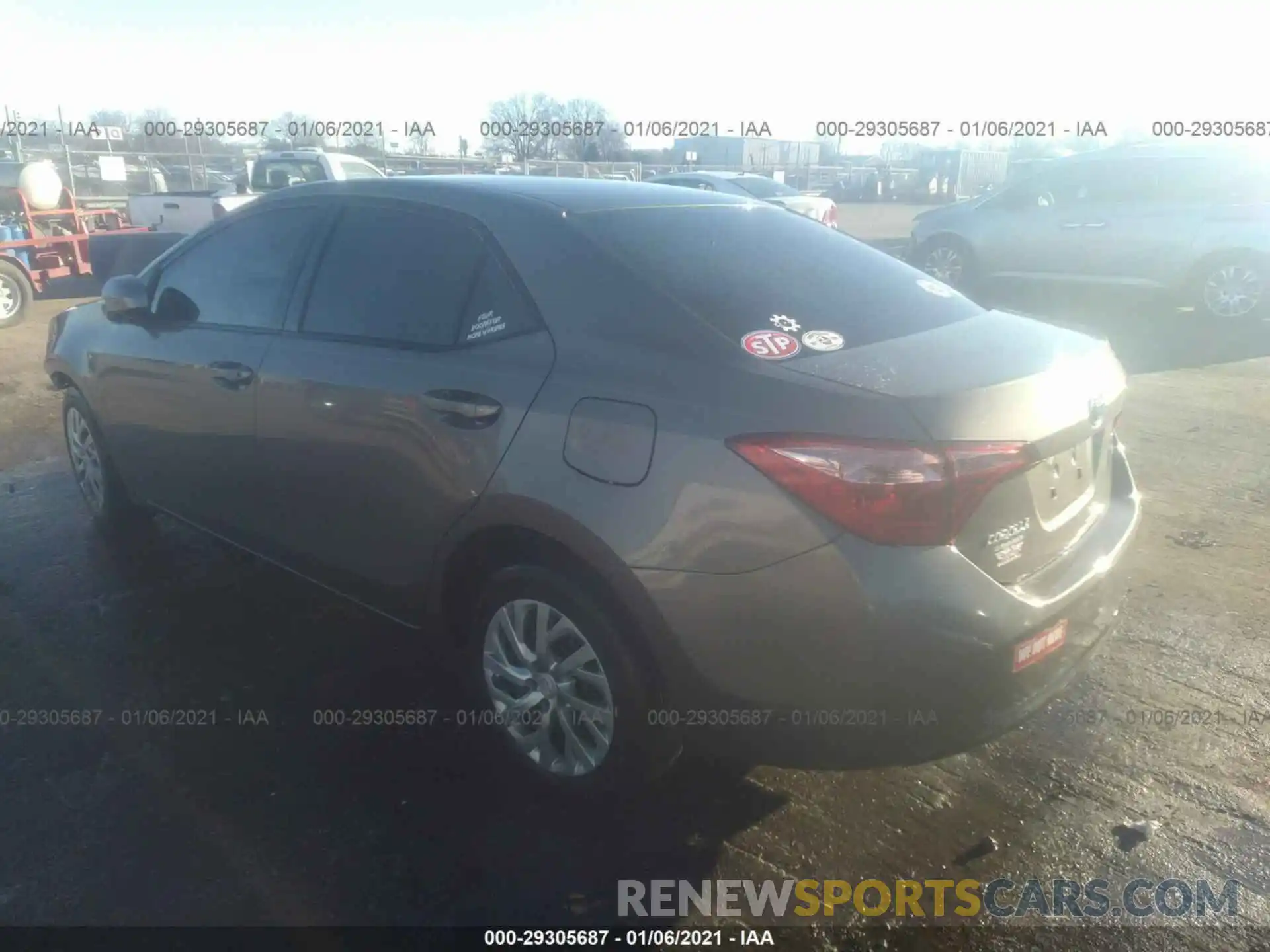 3 Photograph of a damaged car 2T1BURHE7KC223551 TOYOTA COROLLA 2019