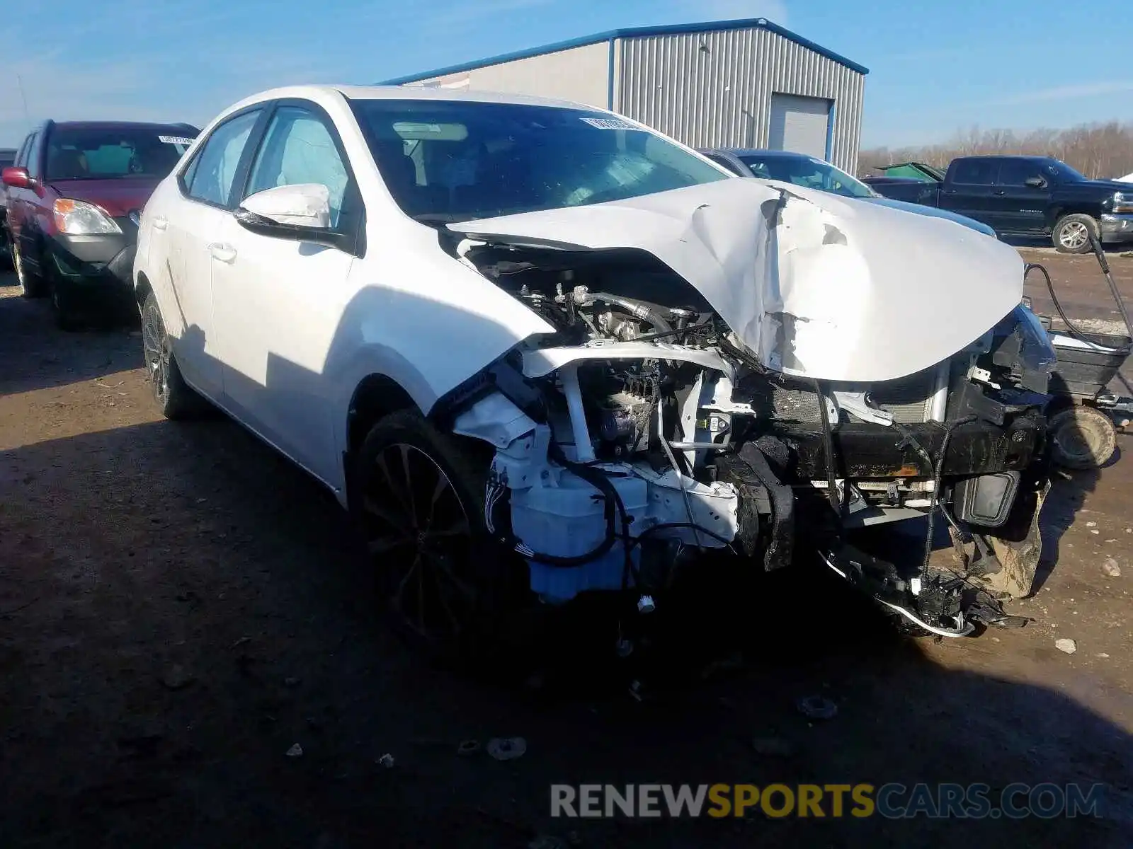 1 Photograph of a damaged car 2T1BURHE7KC223579 TOYOTA COROLLA 2019
