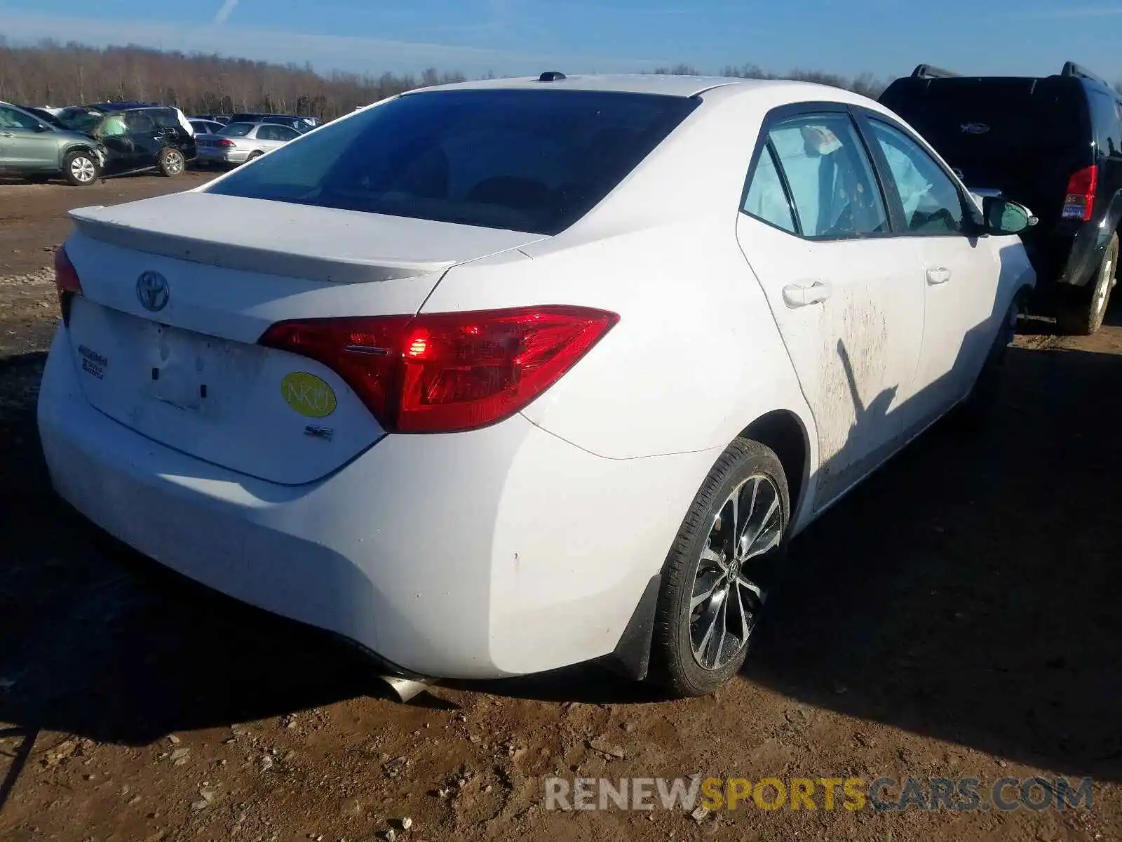 4 Photograph of a damaged car 2T1BURHE7KC223579 TOYOTA COROLLA 2019