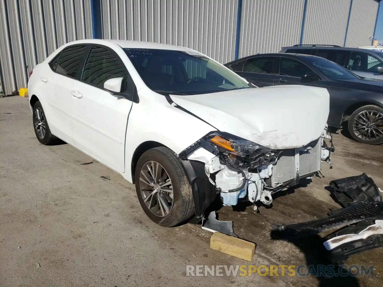 1 Photograph of a damaged car 2T1BURHE7KC223646 TOYOTA COROLLA 2019