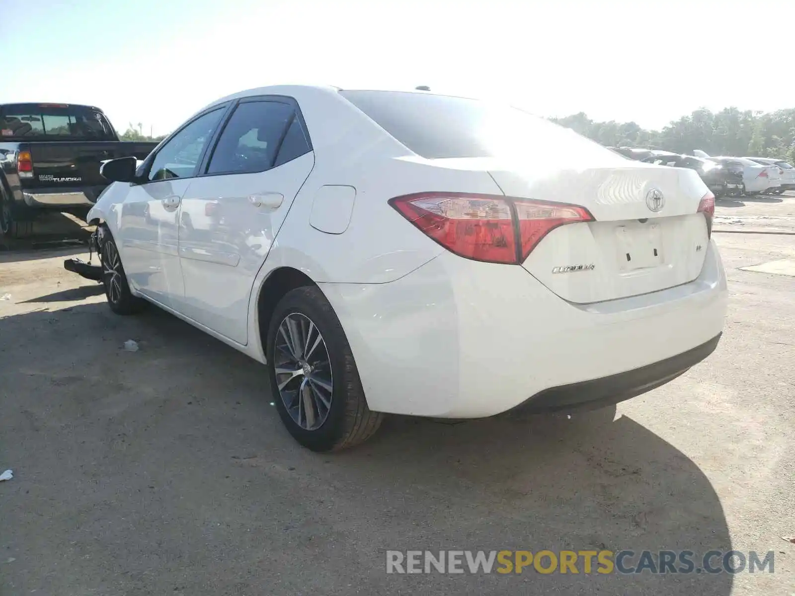 3 Photograph of a damaged car 2T1BURHE7KC223646 TOYOTA COROLLA 2019