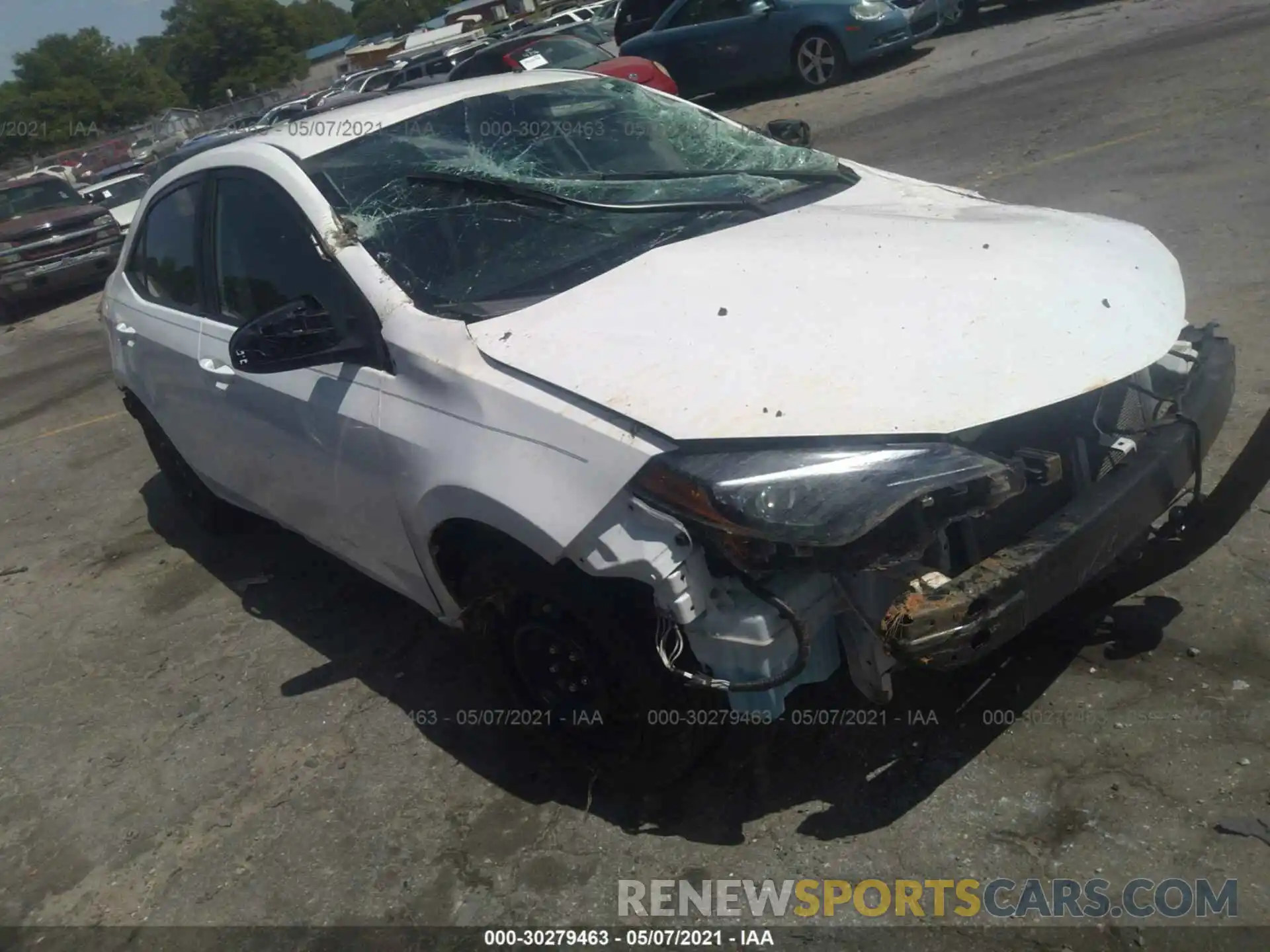 1 Photograph of a damaged car 2T1BURHE7KC224196 TOYOTA COROLLA 2019