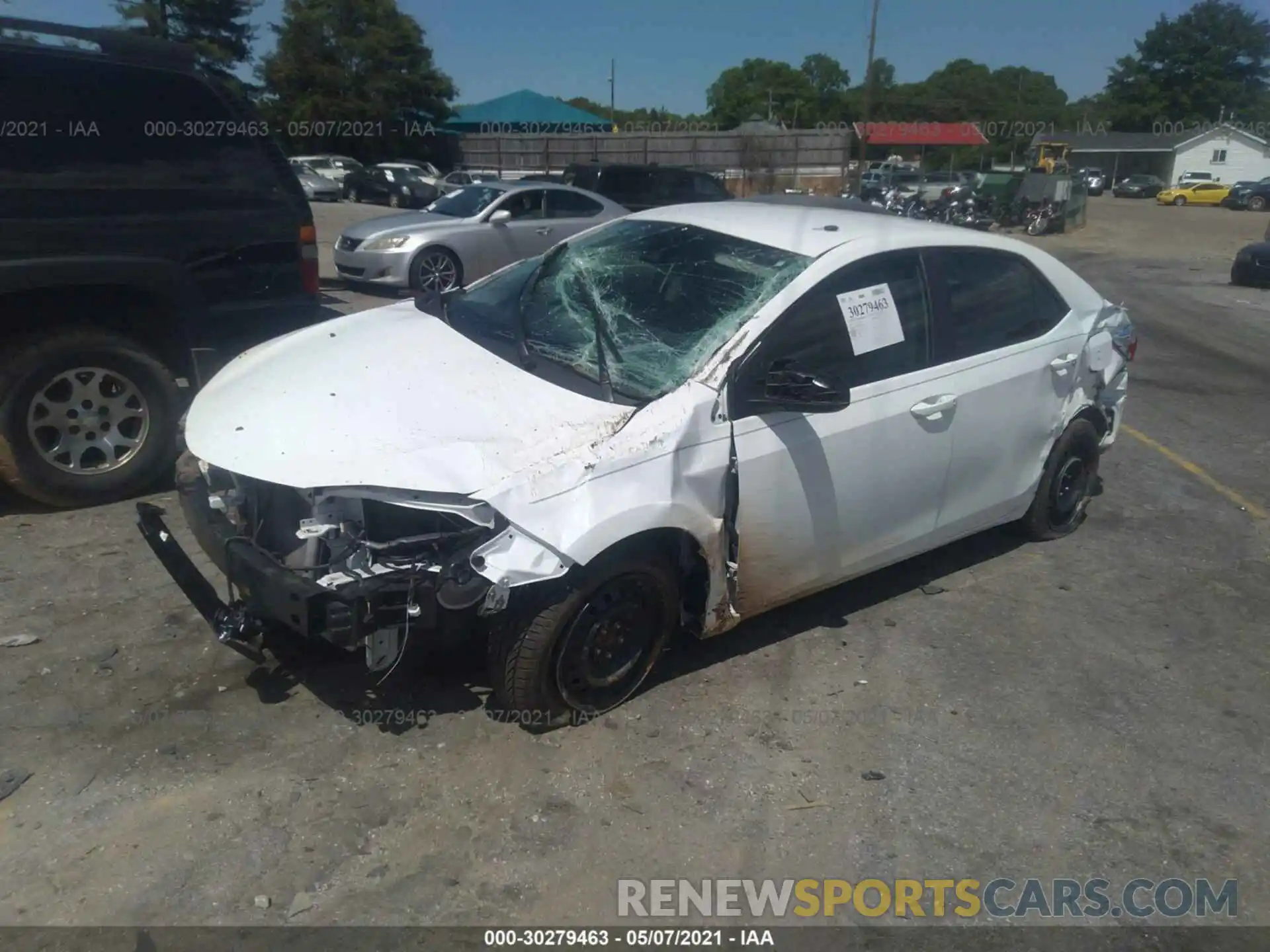 2 Photograph of a damaged car 2T1BURHE7KC224196 TOYOTA COROLLA 2019