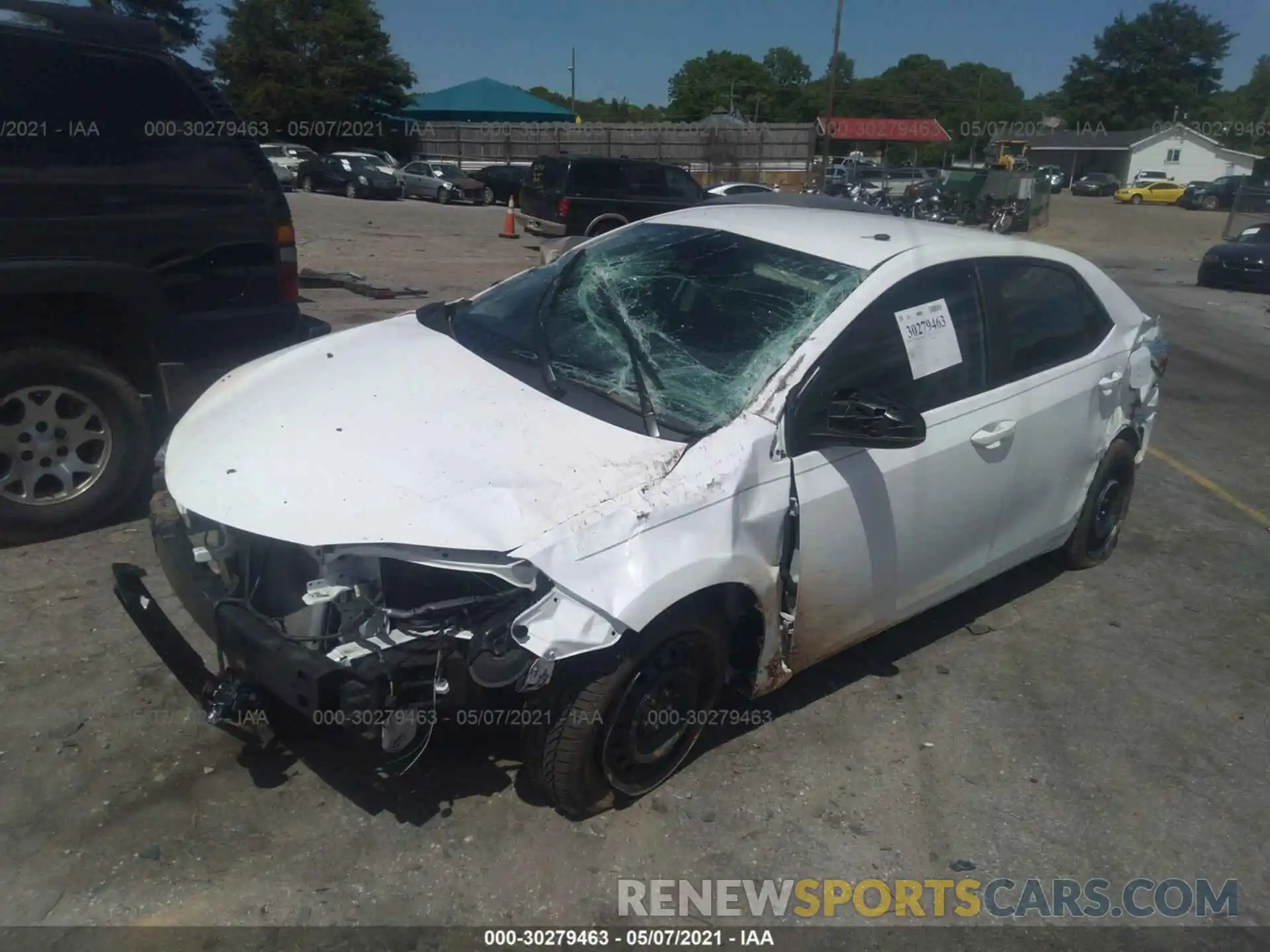 6 Photograph of a damaged car 2T1BURHE7KC224196 TOYOTA COROLLA 2019