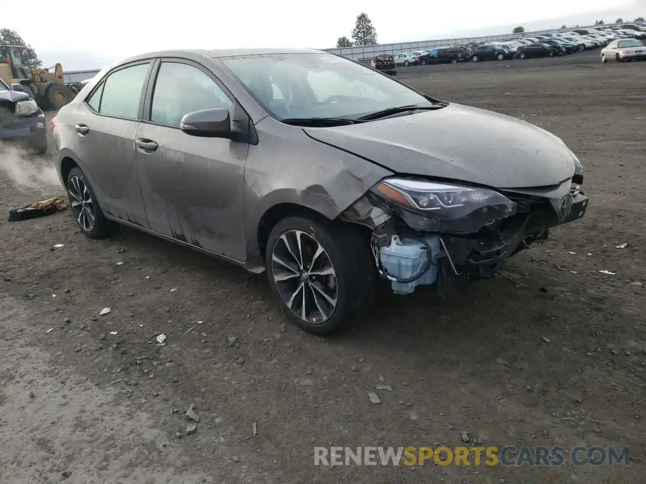 1 Photograph of a damaged car 2T1BURHE7KC224540 TOYOTA COROLLA 2019