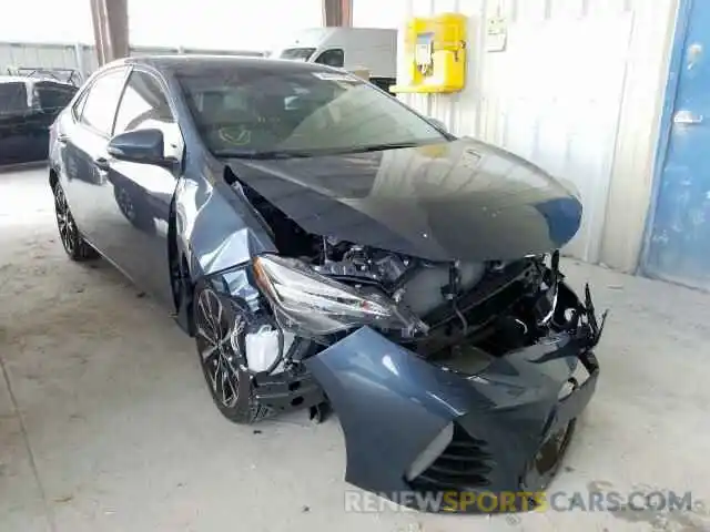 1 Photograph of a damaged car 2T1BURHE7KC224683 TOYOTA COROLLA 2019