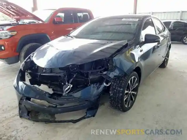 2 Photograph of a damaged car 2T1BURHE7KC224683 TOYOTA COROLLA 2019