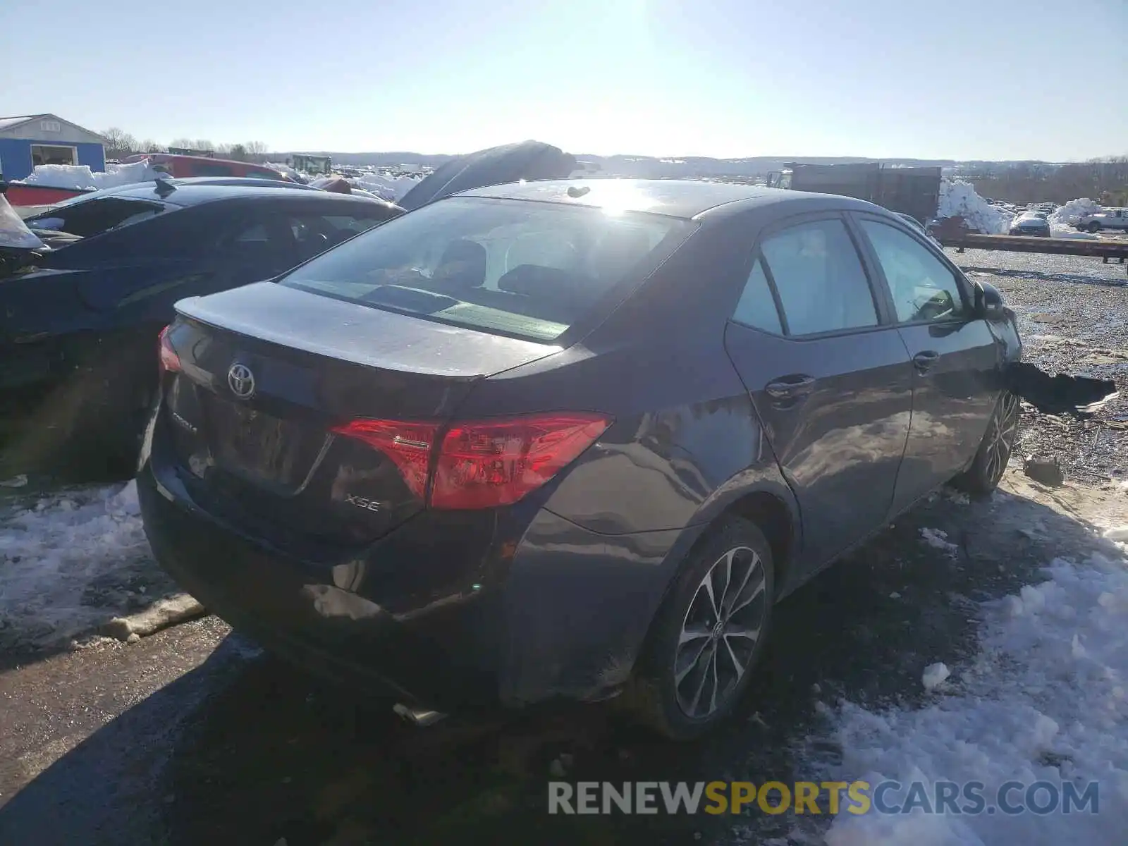 4 Photograph of a damaged car 2T1BURHE7KC224795 TOYOTA COROLLA 2019