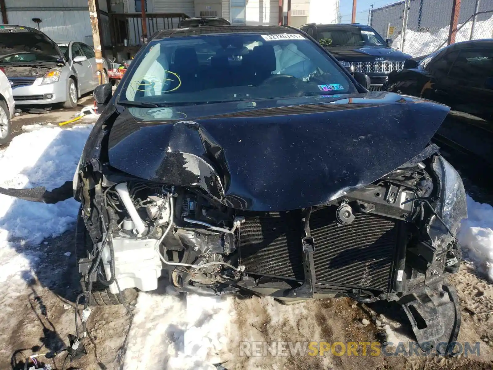 9 Photograph of a damaged car 2T1BURHE7KC224795 TOYOTA COROLLA 2019