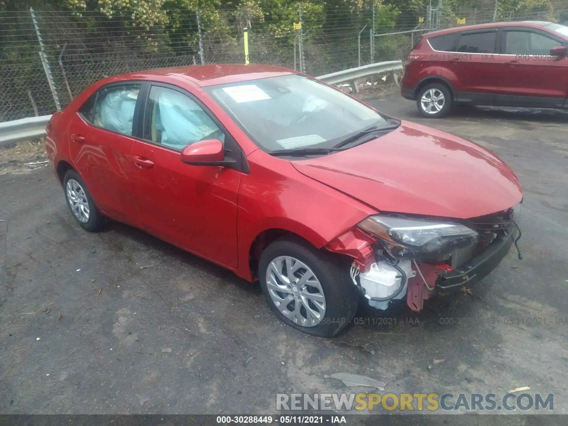 1 Photograph of a damaged car 2T1BURHE7KC224912 TOYOTA COROLLA 2019